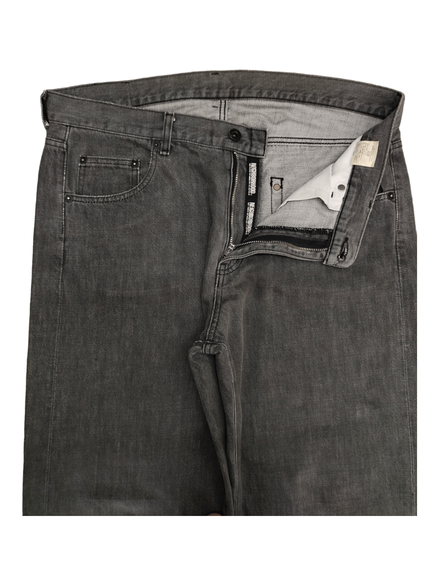 Fragment Design × Neighborhood × Undercover 2002 Neighborhood x Public Image Savage Basic Selvedge Jeans Size US 36 / EU 52 - 15 Thumbnail