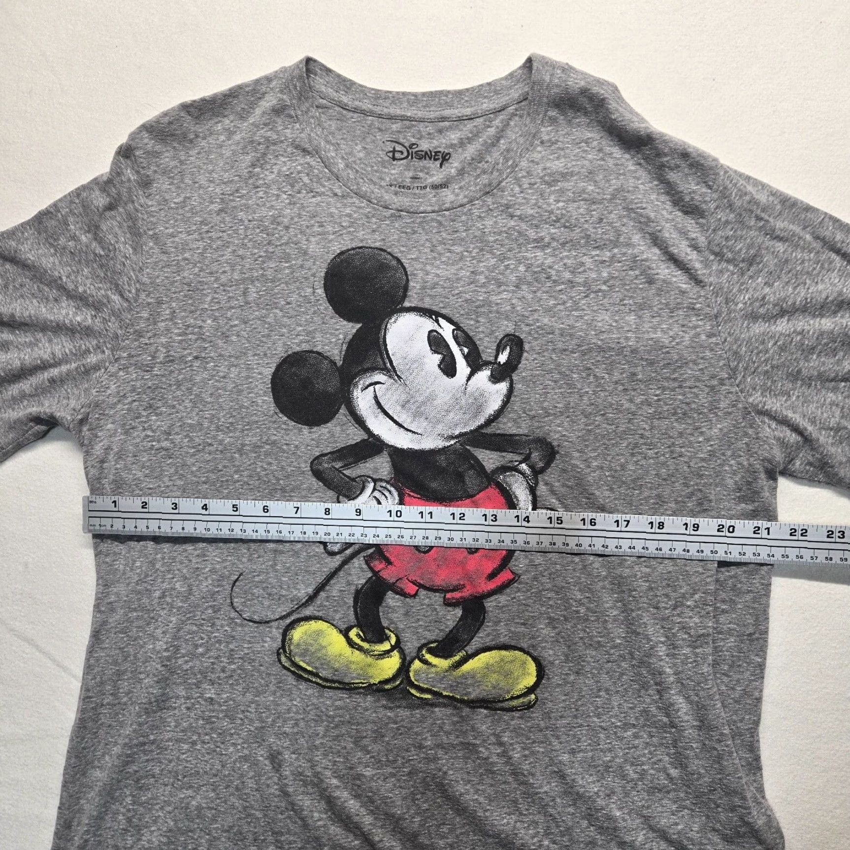 Disney VINTAGE Disney Women's T-Shirt Mini Mouse Gray Short Sleeve 2X Plus Size Cotton 90s Ladies Size XXL / US 16-18 / IT 52-54 - 4 Thumbnail
