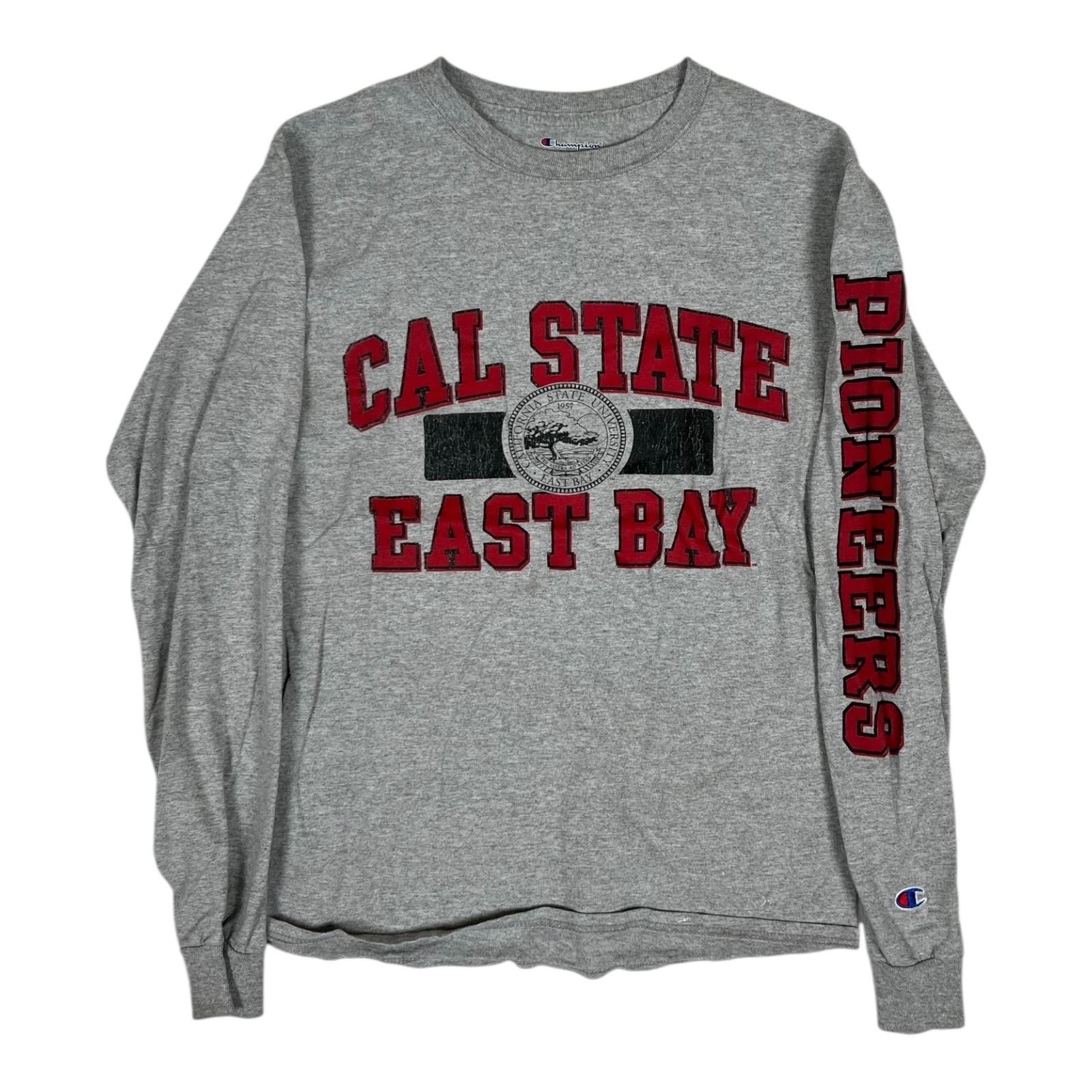 Champion Vintage Cal State East Bay Pioneers Long Sleeve Shirt Women' Size S / US 4 / IT 40 - 1 Thumbnail