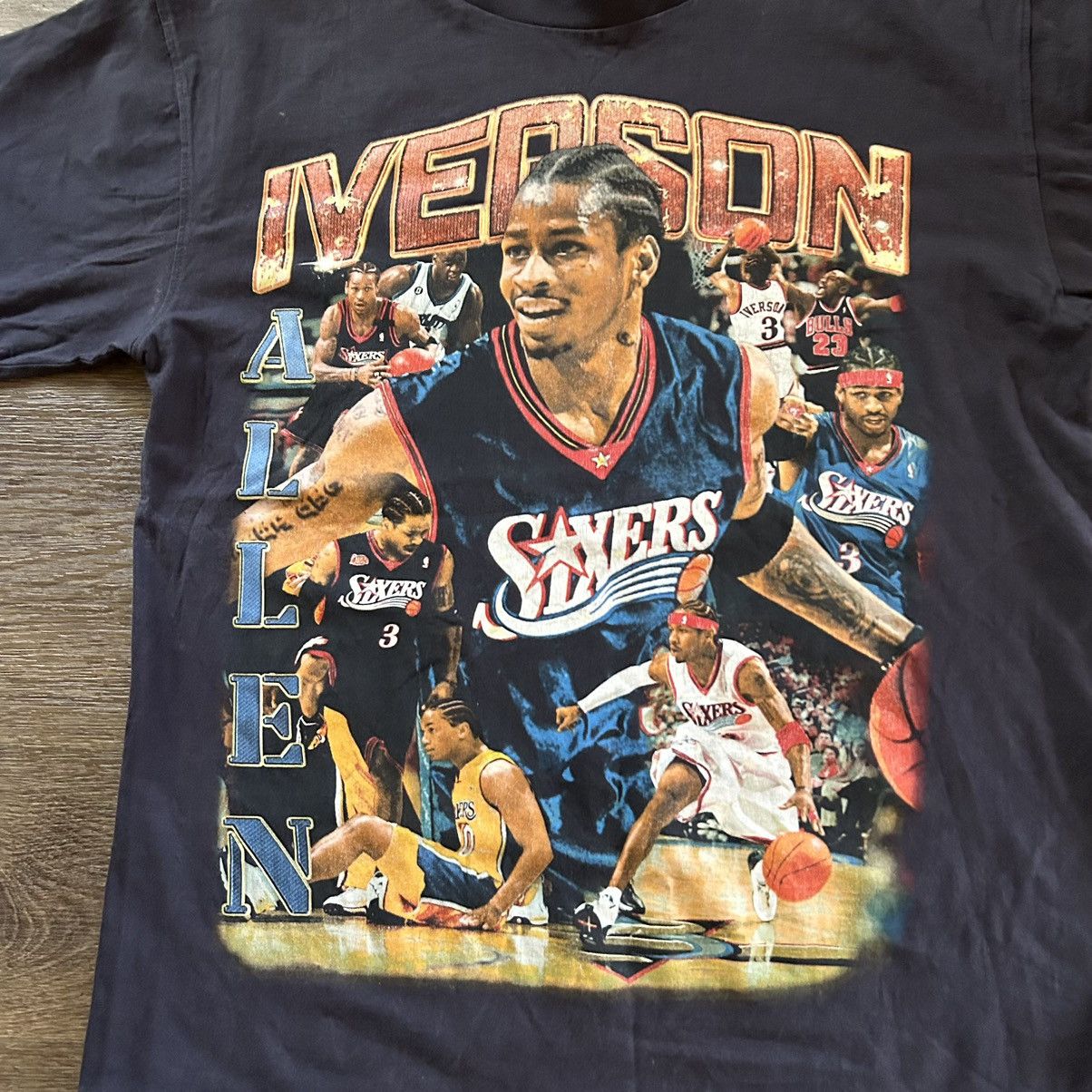 Rap Tees Allen Iverson Rap Tee Marino Morwood Size US XL / EU 56 / 4 - 2 Thumbnail