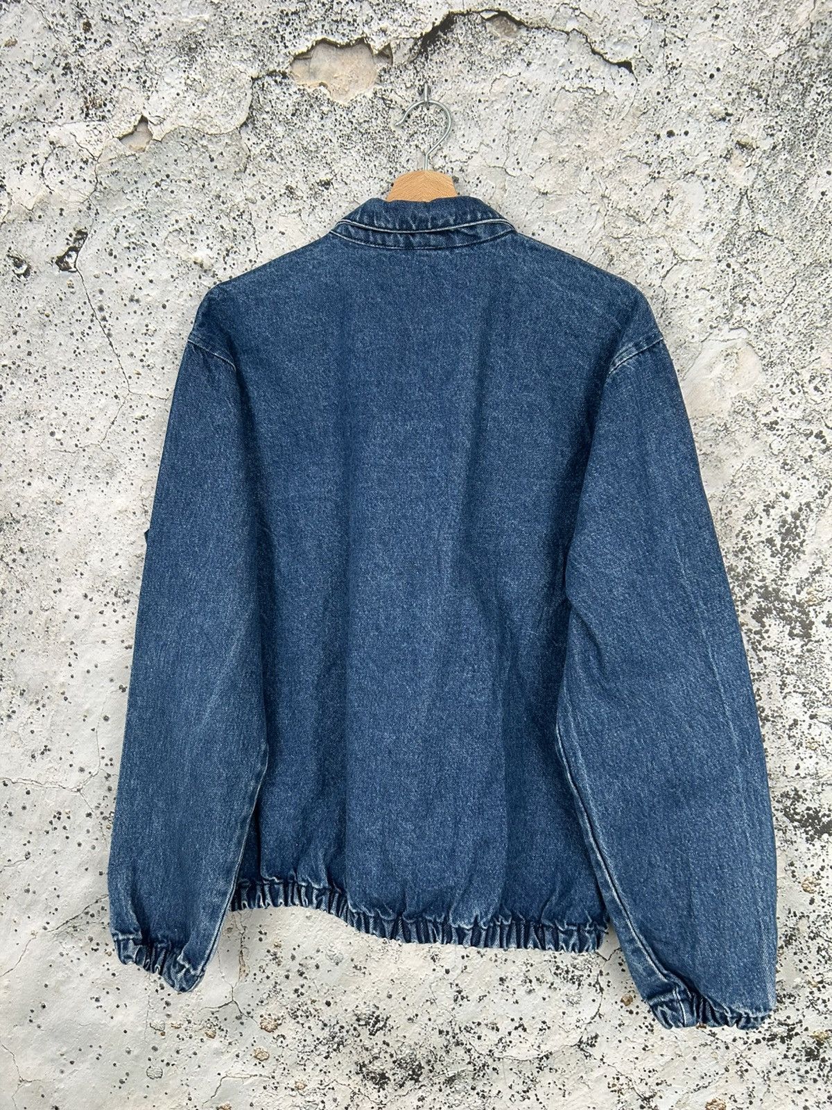 Vintage Vintage New York Giants Chalk Line Denim Jacket 90s NFl Size US L / EU 52-54 / 3 - 4 Thumbnail