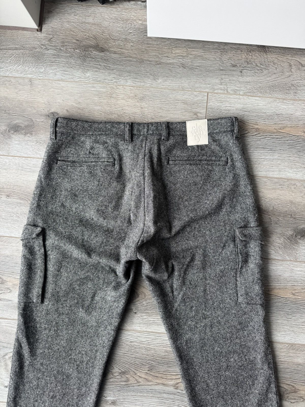 Eleventy Eleventy Luxury Men's Wool Cargo Pants Size US 33 - 13 Thumbnail