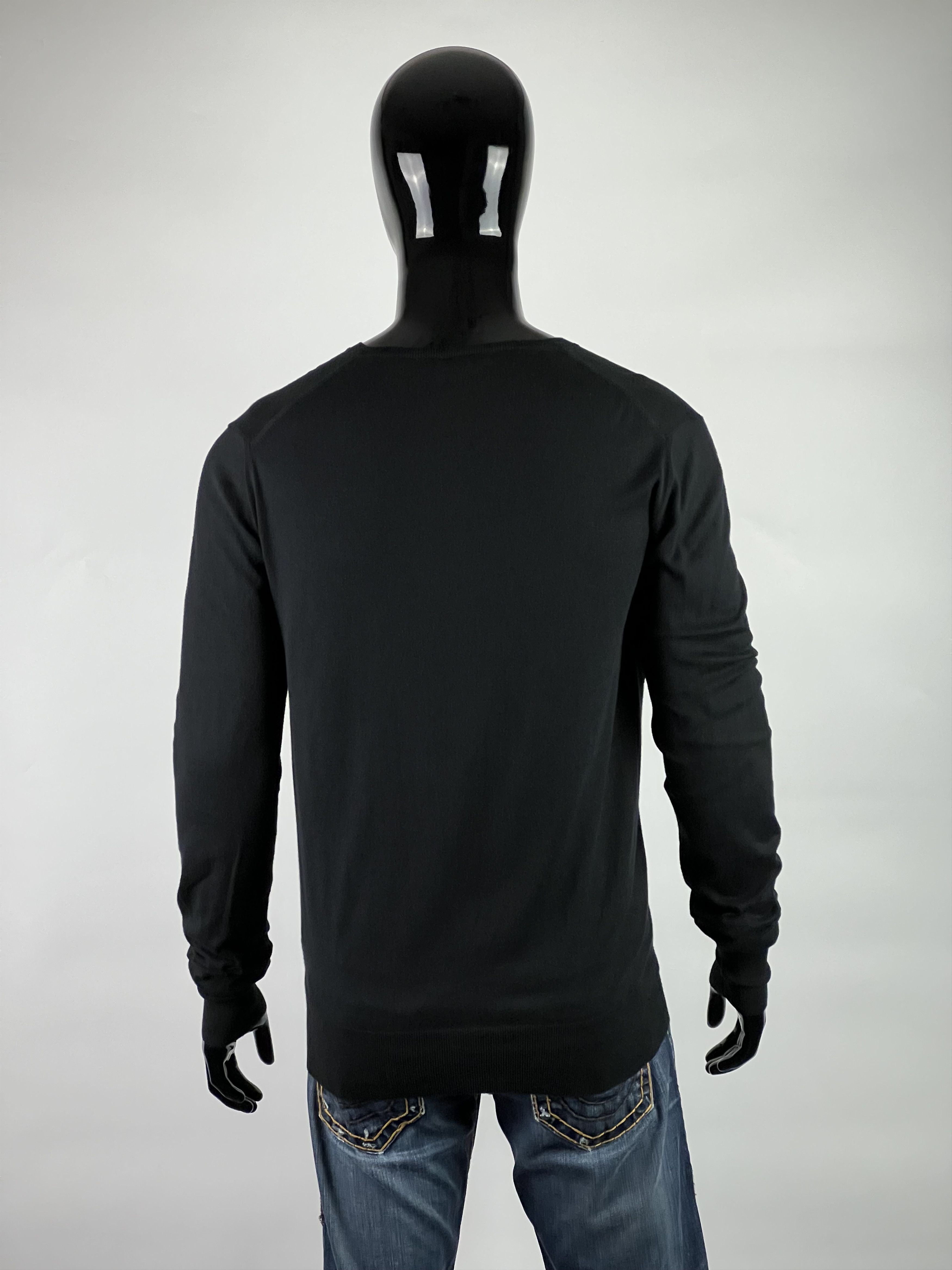 Burberry Burberry Cotton Pullover V-Neck Sweater Size XL Size US XL / EU 56 / 4 - 2 Thumbnail