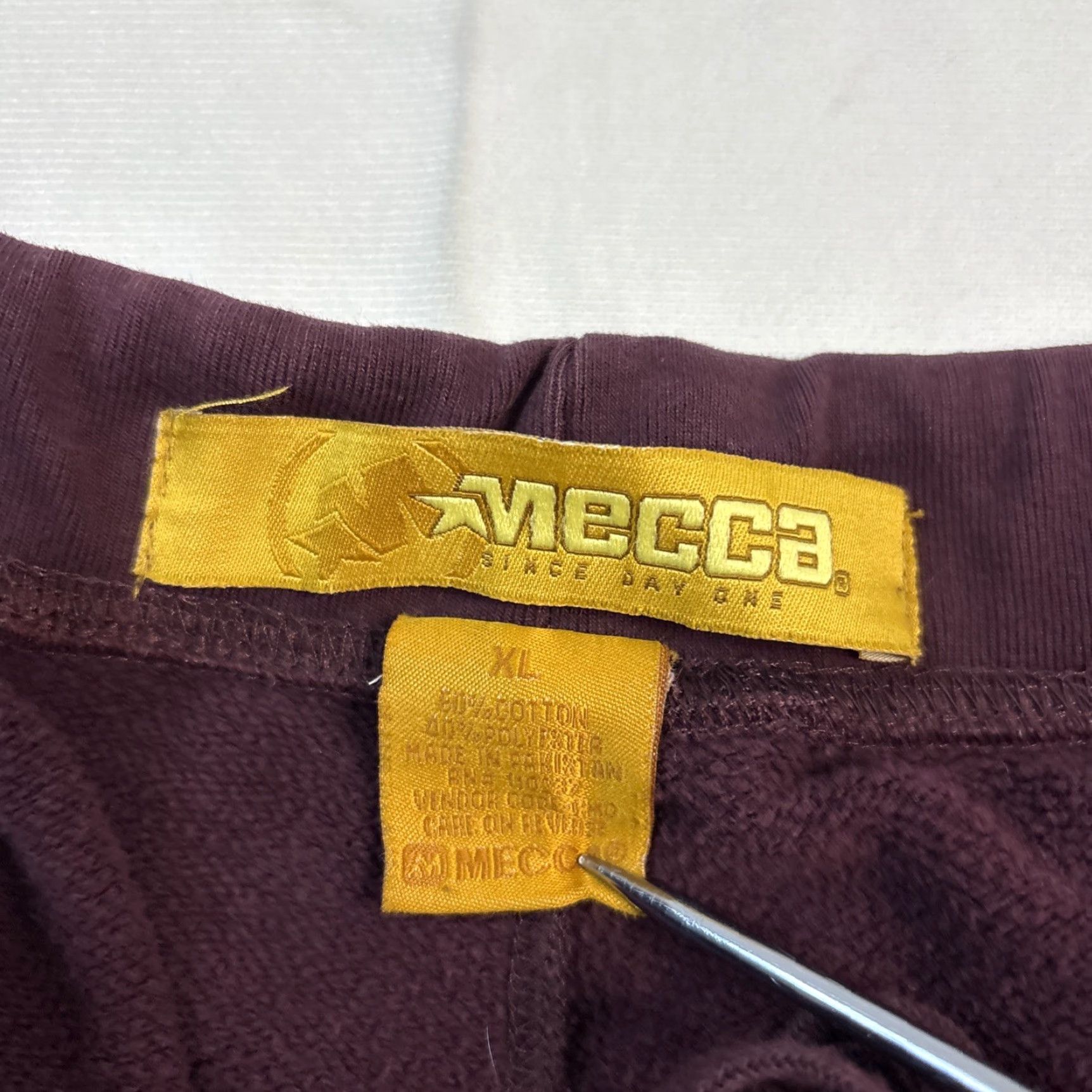 Vintage VINTAGE Mecca Sweatpants Men’s XL Purple Red Drawstring Patches Y2K Size US 36 / EU 52 - 5 Thumbnail
