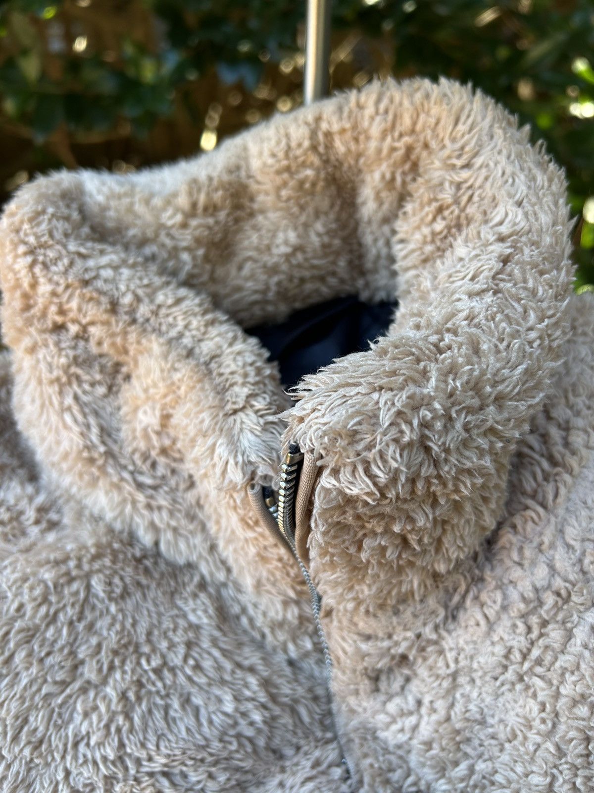 Hollister Hollister Mockneck Puffer Sherpa Cream Teddy Jacket Coat L Size L / US 10 / IT 46 - 5 Thumbnail