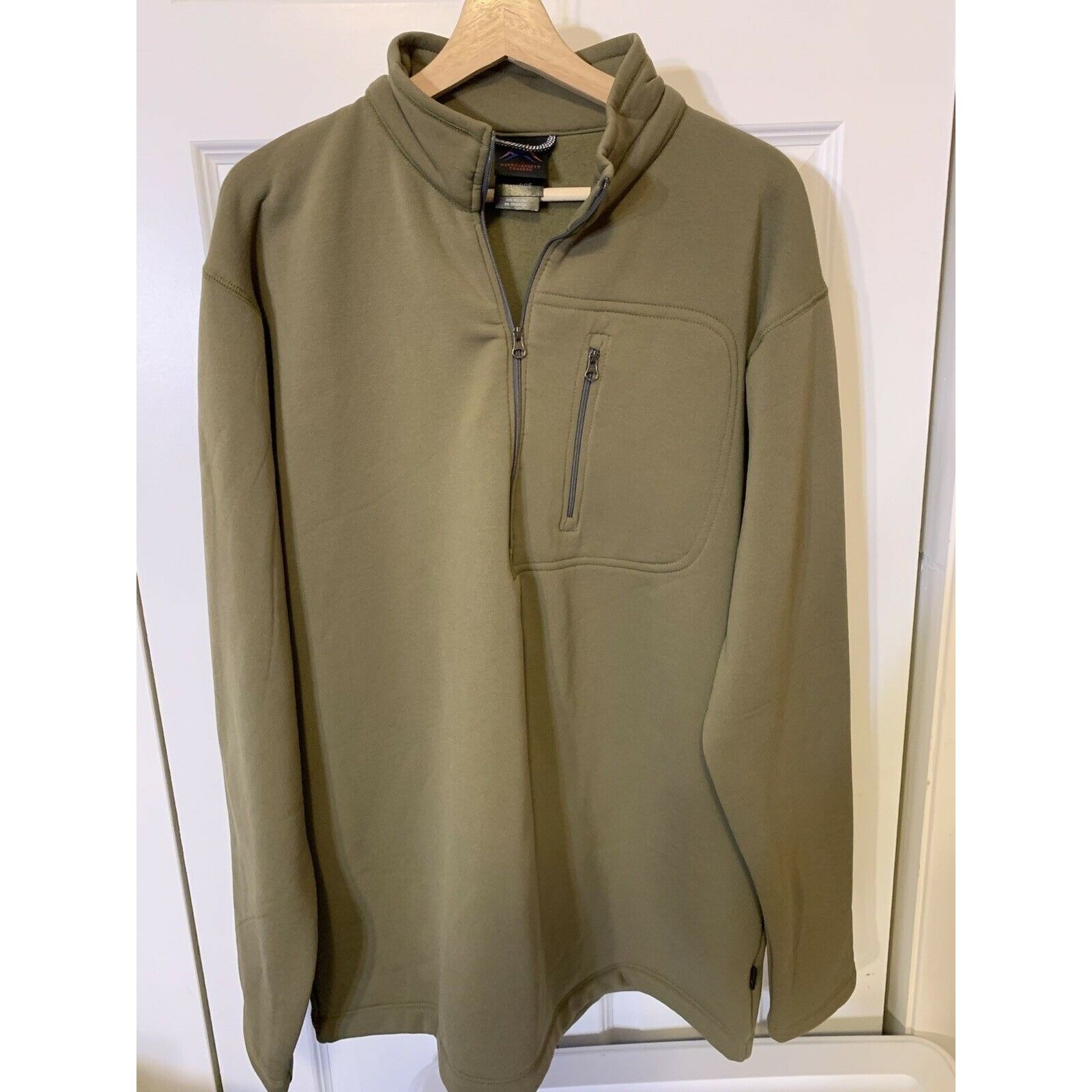 Other Narragansett Men’s Sz XL Pullover Olive 1/4 Zip Long Sleeve Size US XL / EU 56 / 4 - 5 Thumbnail