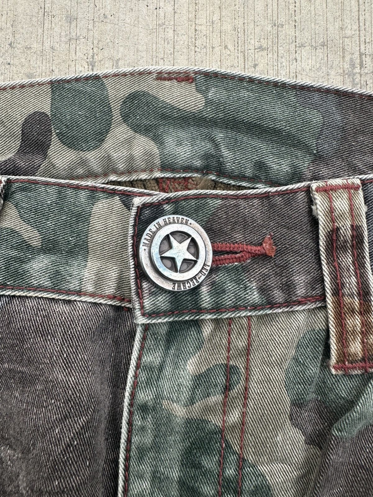 If Six Was Nine 2000s Rare Led rechwe studded camo pants Size US 30 / EU 46 - 4 Thumbnail