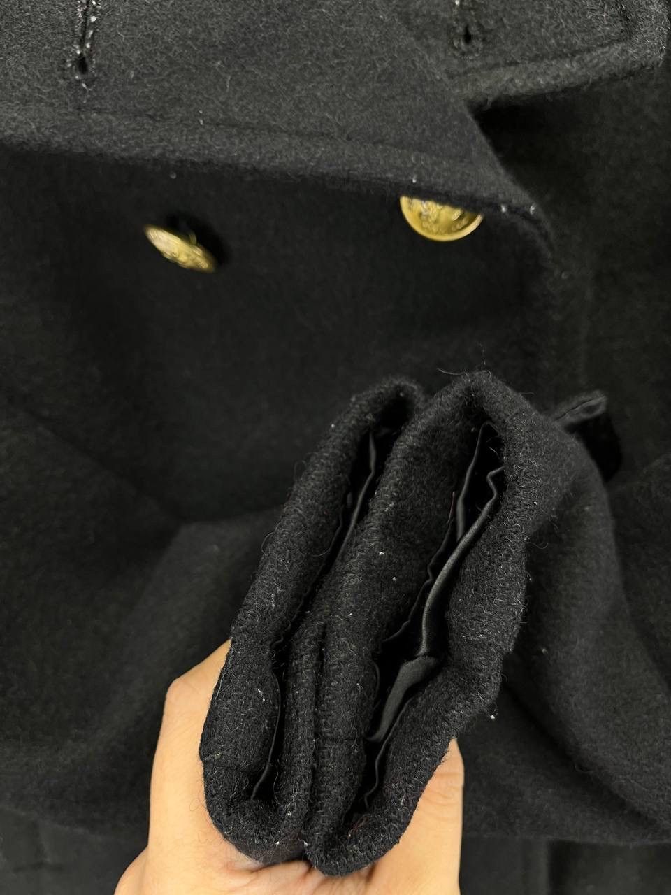 Fidelity Vintage Fidelity X Journal Standard Black Wool Jacket Size S / US 4 / IT 40 - 11 Thumbnail