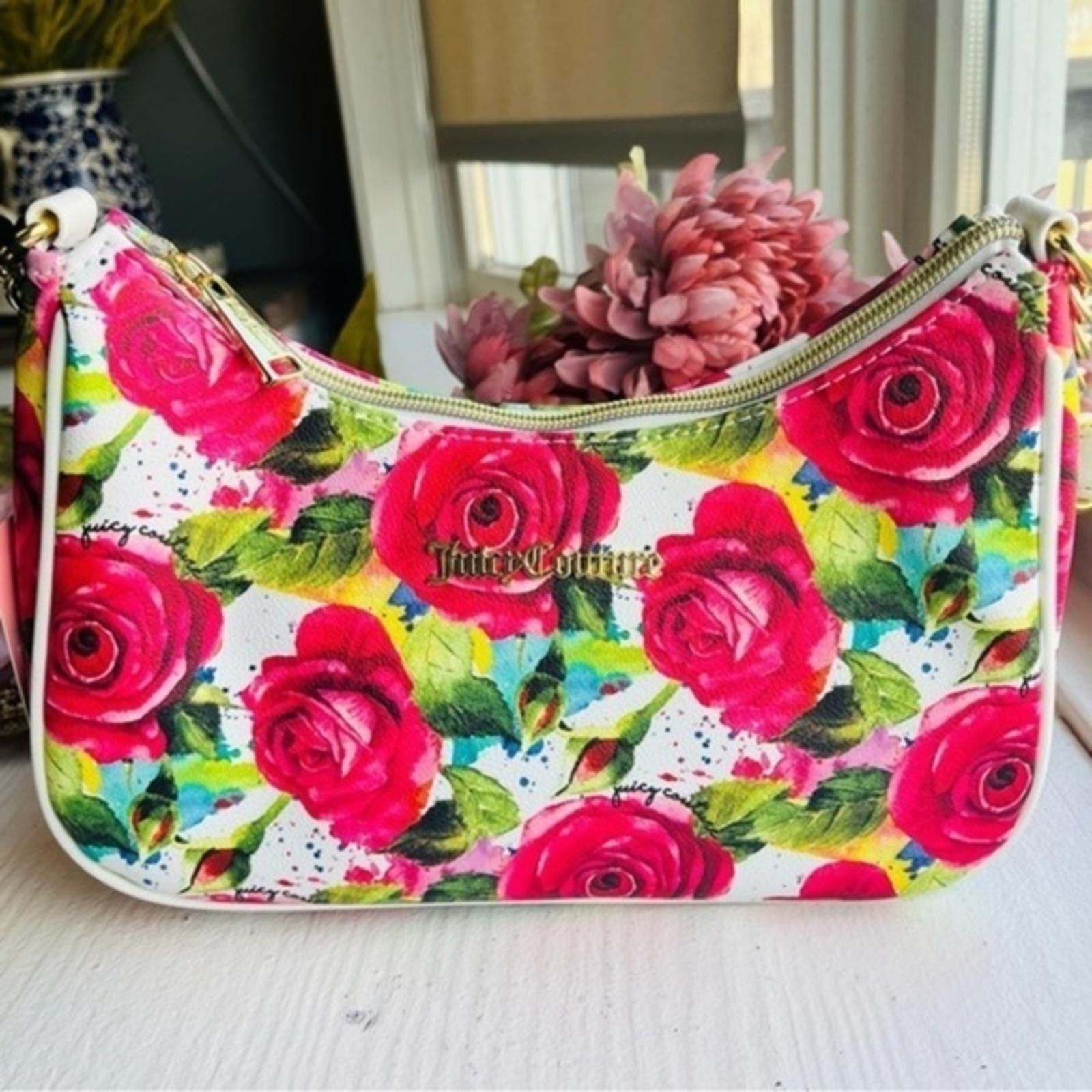 Juicy Couture Juicy Couture Floral Shoulder Bag NWT​​​​​​​​ Size ONE SIZE - 1 Thumbnail