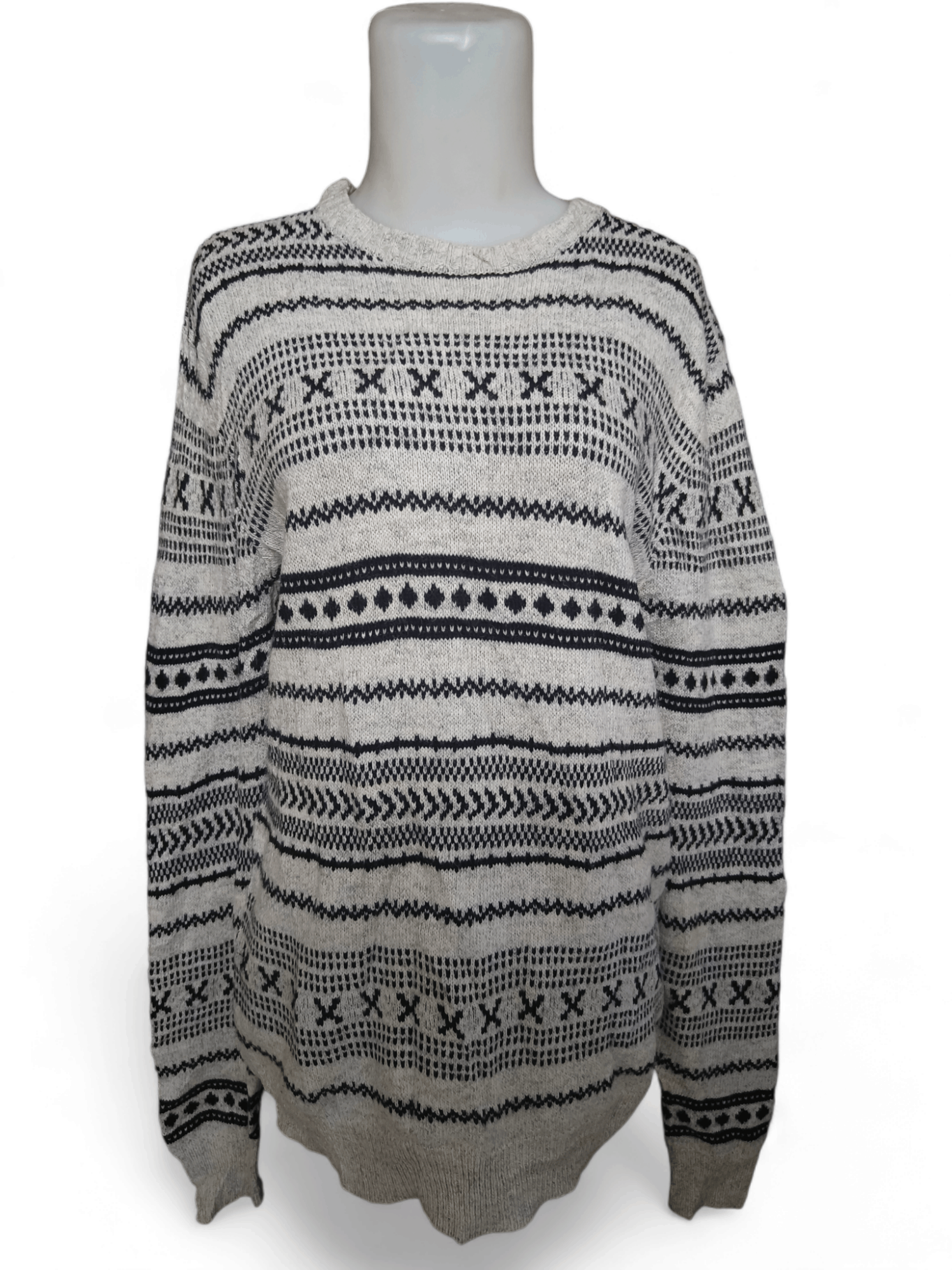 H&M Vintage H&M Ethnic Motifs Pattern Knit Sweater Size US M / EU 48-50 / 2 - 6 Thumbnail