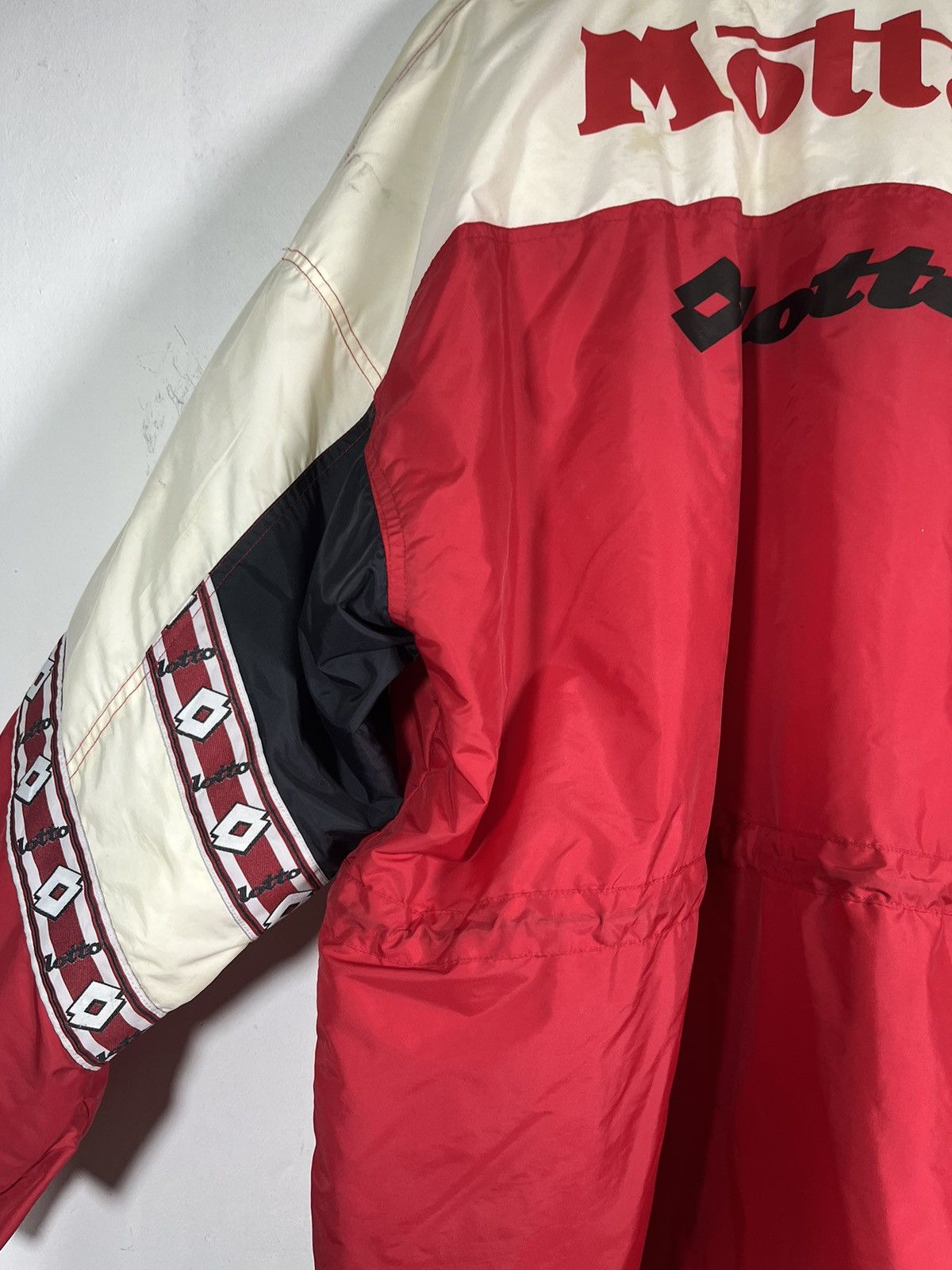 Lotto Sport 90s Vintage Lotto AC Milan Soccer Parka Coat Jacket Size US L / EU 52-54 / 3 - 7 Thumbnail