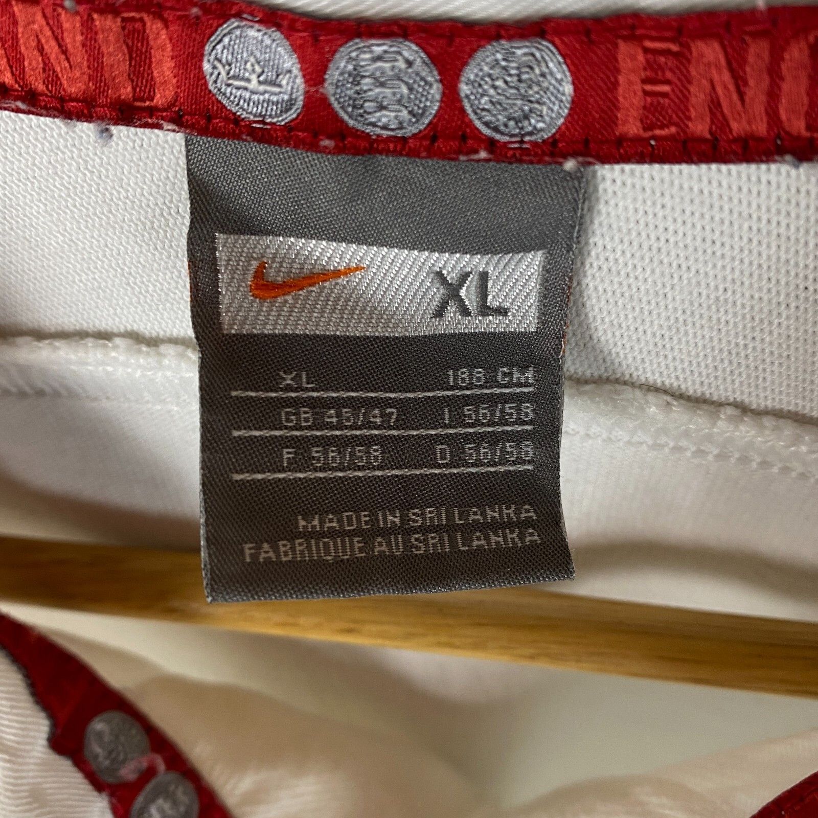 Nike Nike Vintage England Rugby Shirt Men's Size XL White ` Size US XL / EU 56 / 4 - 8 Thumbnail