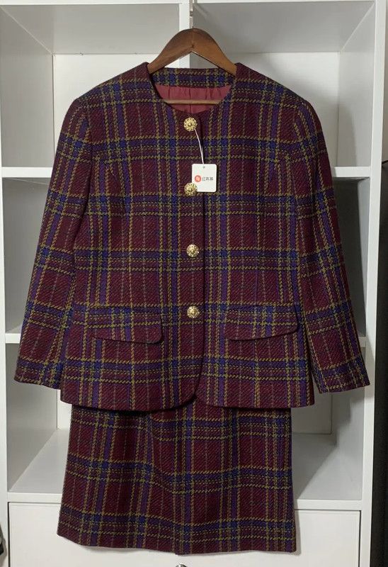 Burberry Women's Multi-Colored Wool Dress