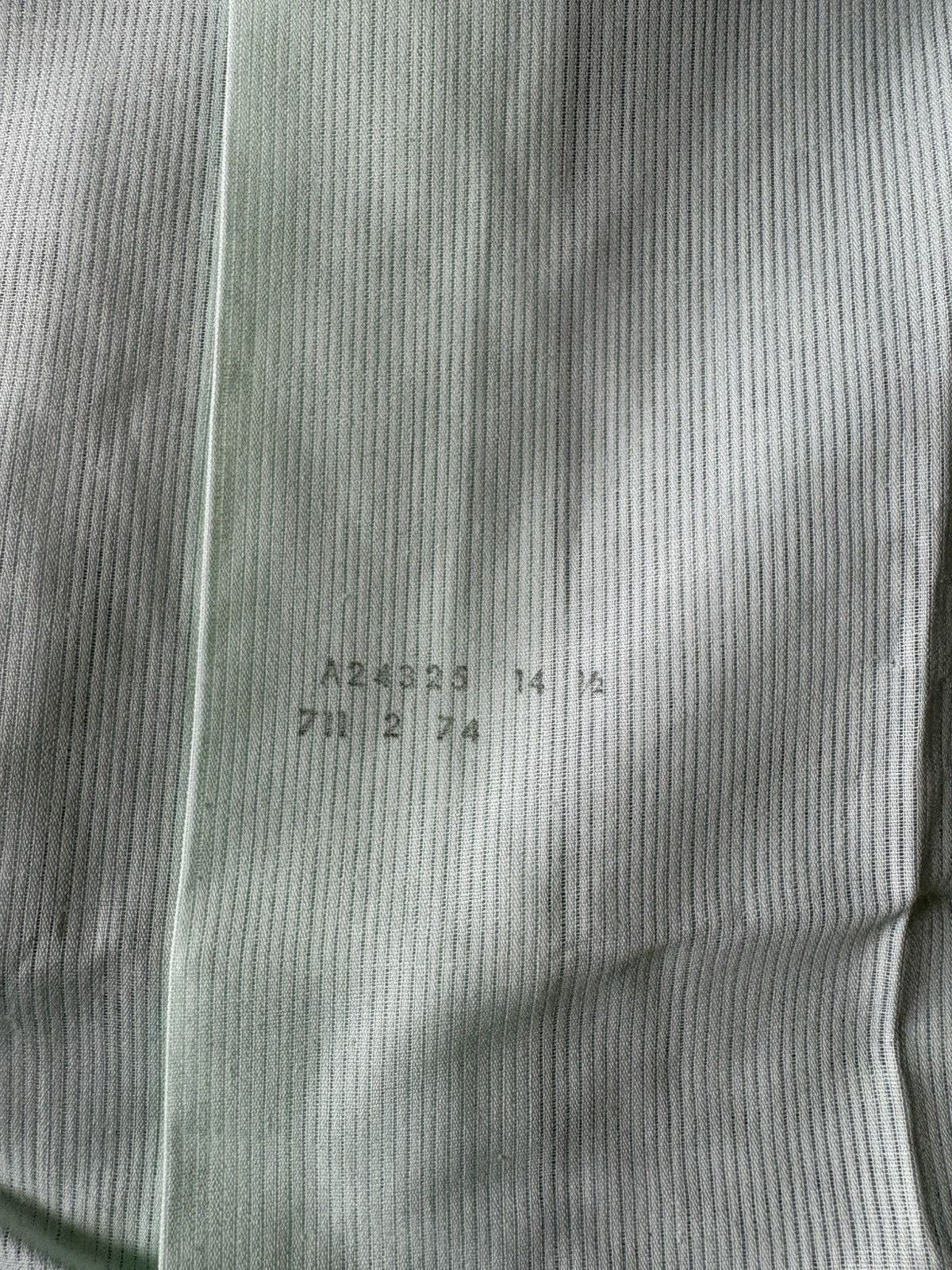 Vintage Vintage 70s Sears Pinstriped Green Button-up Shirt Medium Size US M / EU 48-50 / 2 - 4 Thumbnail