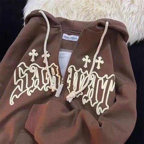 Japanese Brand Kimijima x Nan #16 Goth Embroidery Y2K Hoodie Size US L / EU 52-54 / 3 - 6 Thumbnail