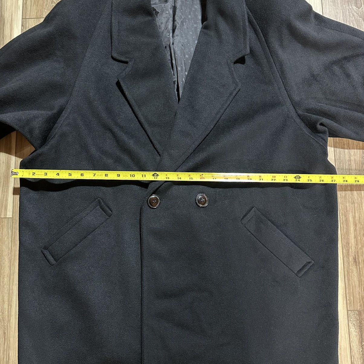 Vintage Vintage Ashley Scott 100% Wool Overcoat, Black, 2XL Size XXL / US 16-18 / IT 52-54 - 6 Thumbnail