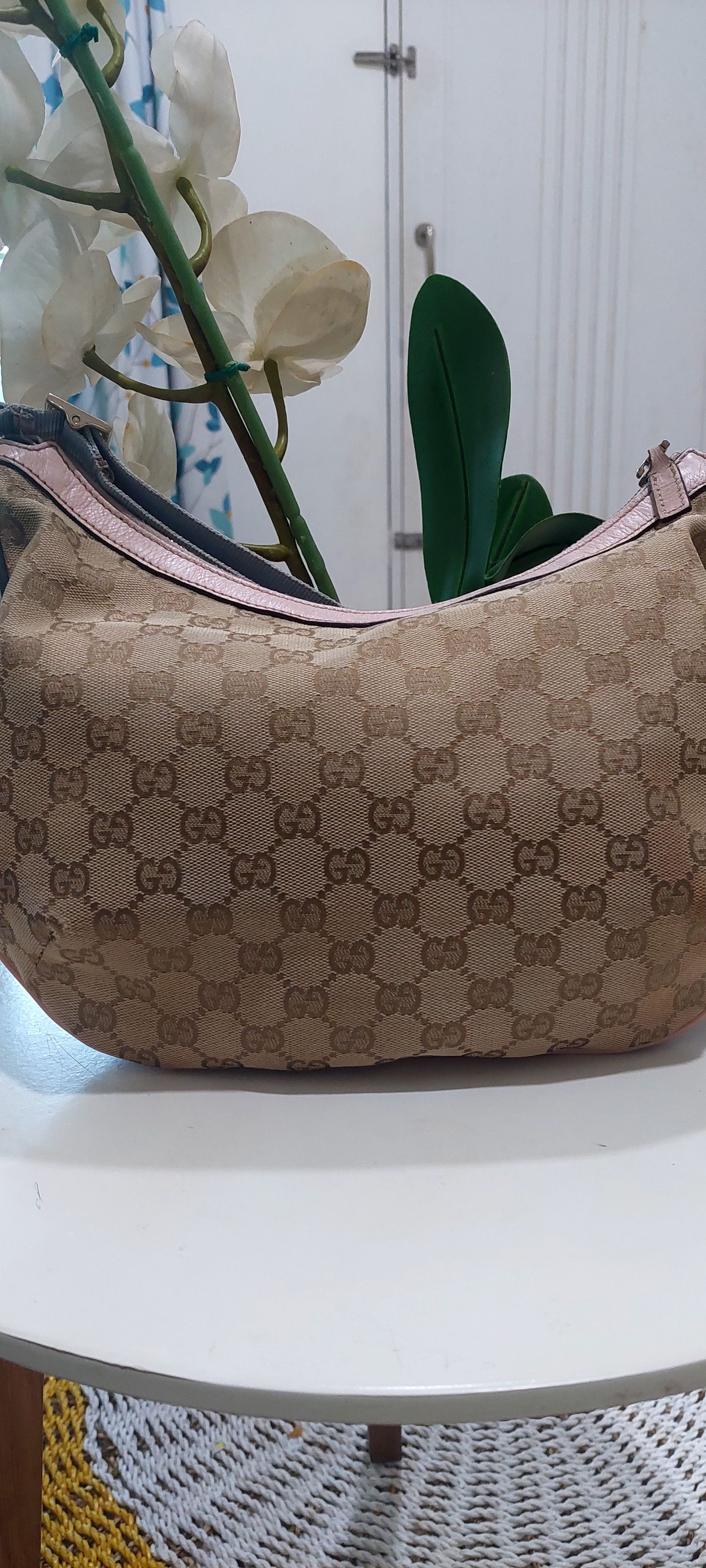 Gucci GUCCI CANVAS GG CROSSBODY STRIPE PINK Size ONE SIZE - 5 Thumbnail