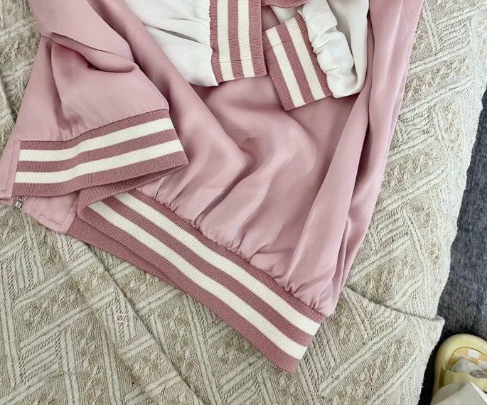 Saint Laurent Paris × Yves Saint Laurent Saint Laurent SLP silk jacket baseball jacket2410-Nextarrow Size XS / US 0-2 / IT 36-38 - 4 Thumbnail