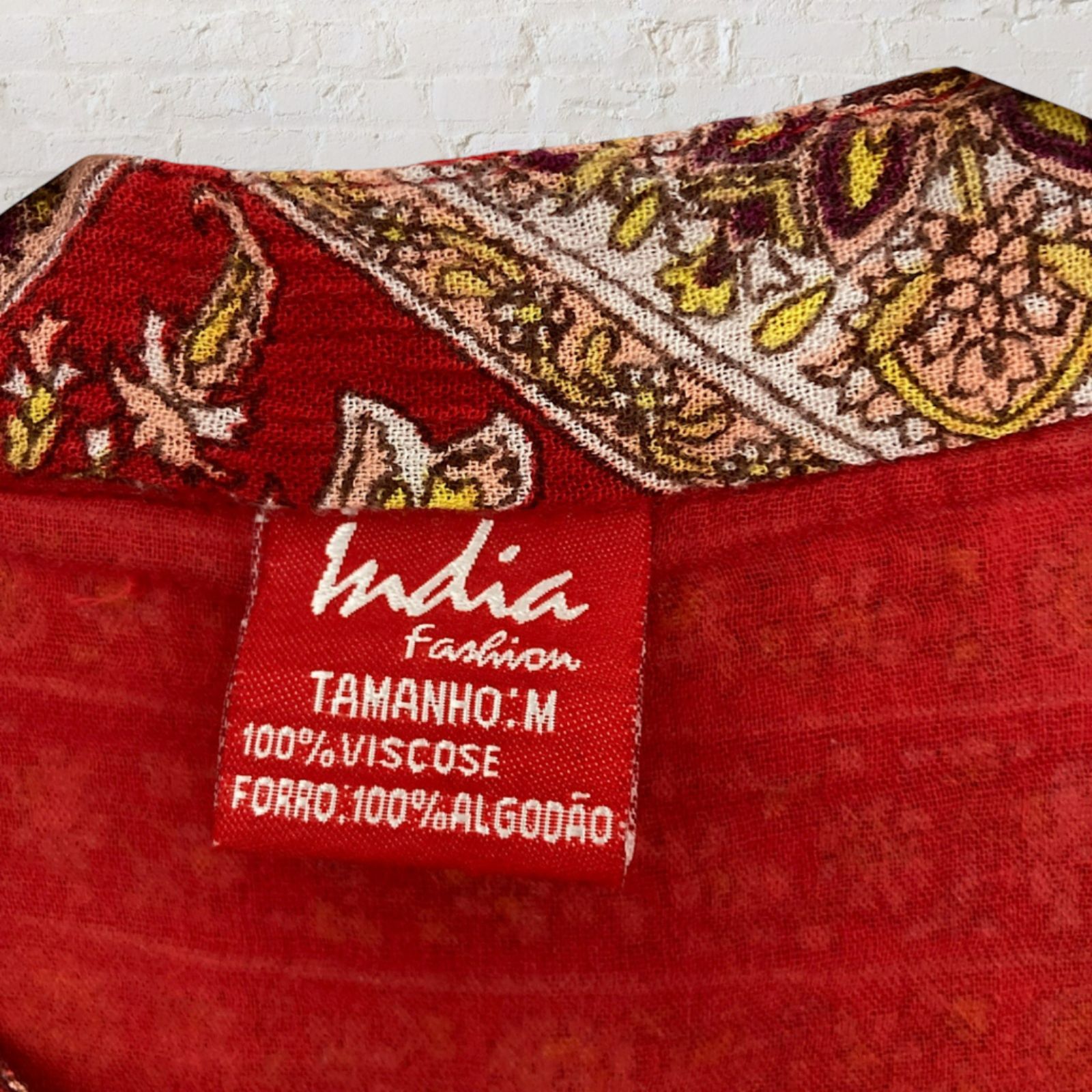 Other India Fashion Red Mandala Mini Dress M Size M / US 6-8 / IT 42-44 - 14 Thumbnail
