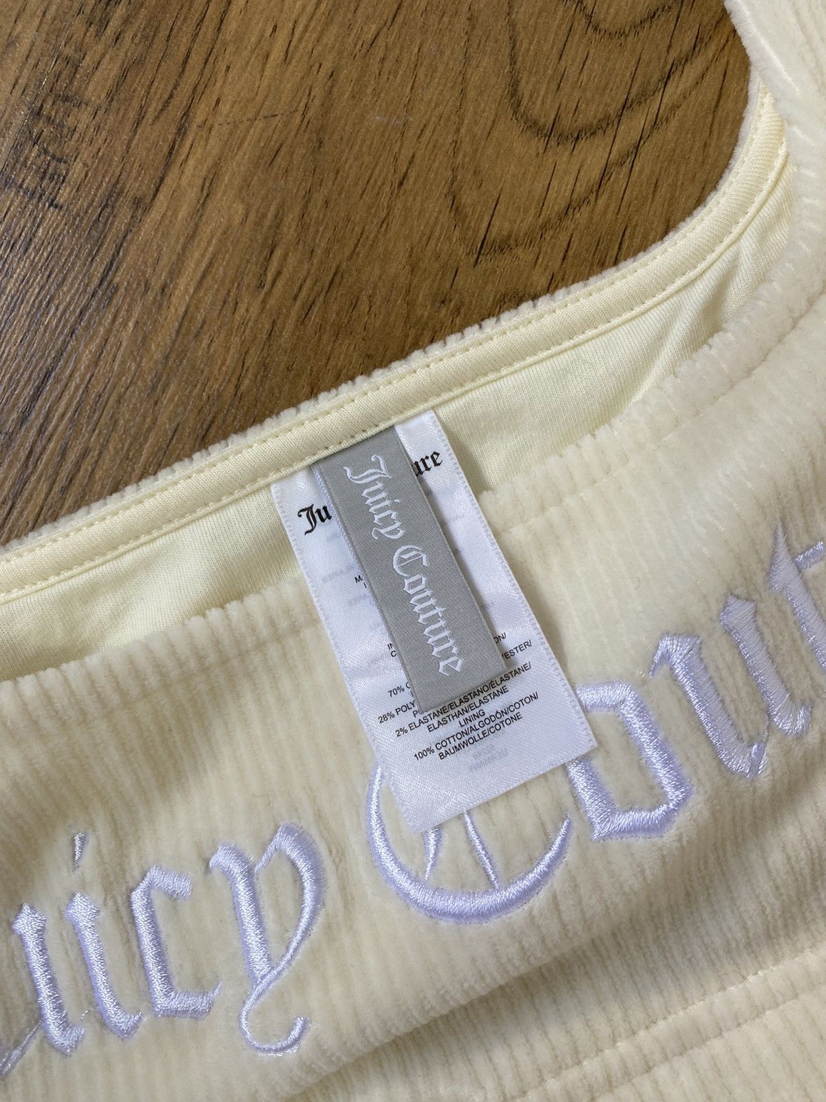 Juicy Couture VELVET CROP WMNS TOP JUICY COUTURE Size S / US 4 / IT 40 - 5 Thumbnail