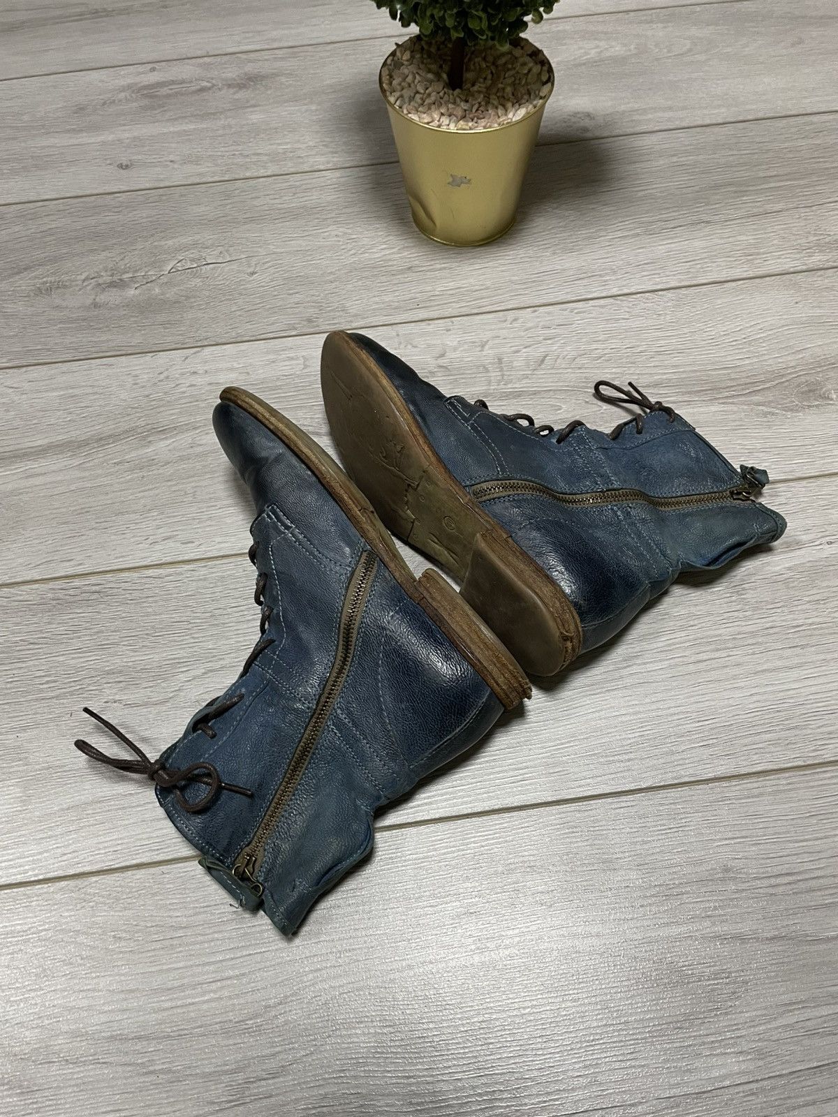 A.S.98 A.S.98 engineered distressed high boots zip eb0 Size US 10 / IT 40 - 12 Thumbnail