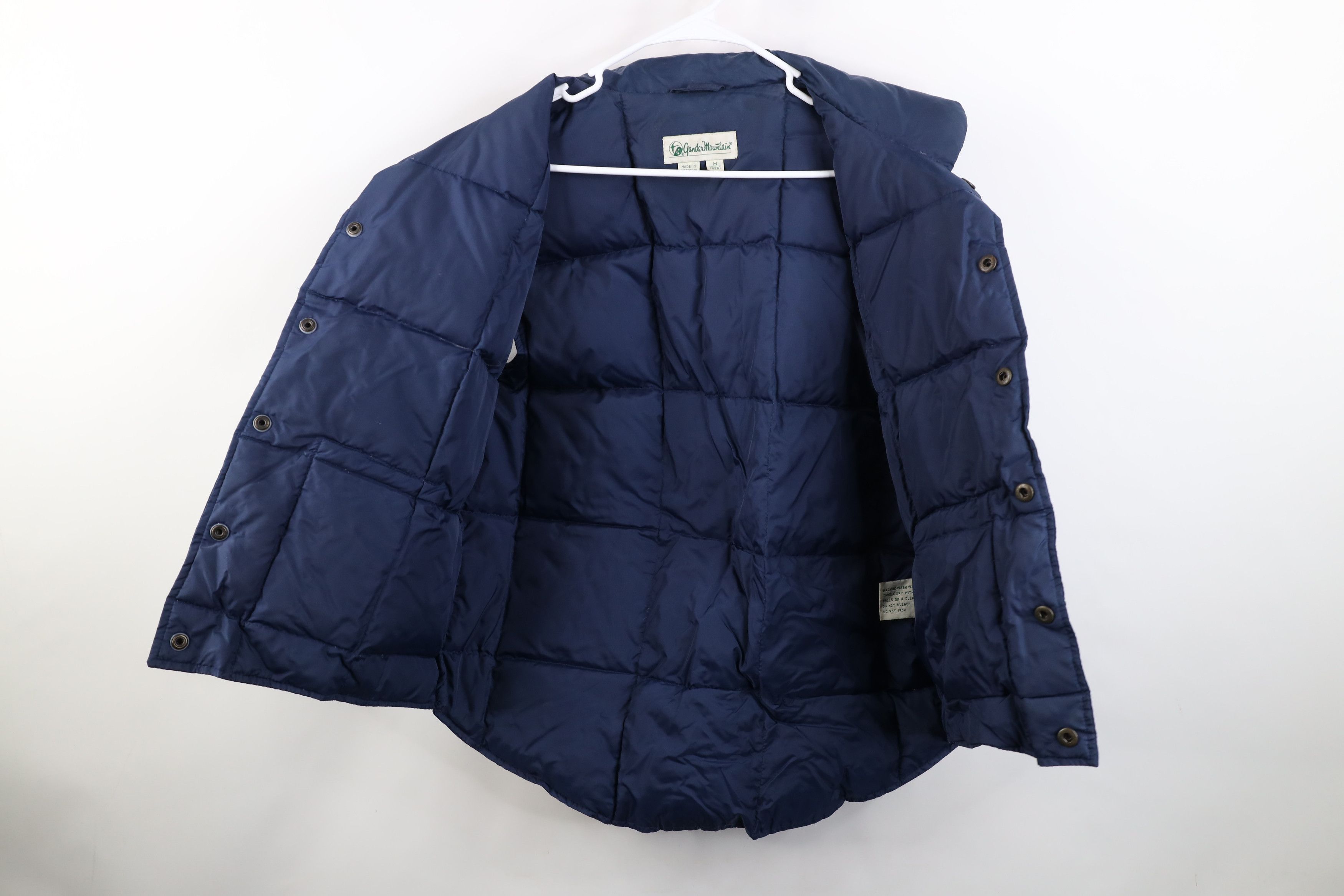 Vintage Vintage 90s Streetwear Down Puffer Vest Jacket Navy Blue Size US M / EU 48-50 / 2 - 9 Thumbnail
