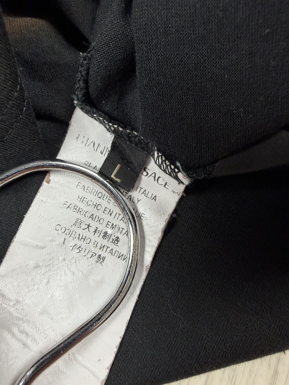 Versace Gianni Versace Distressed T Shirt Big Logo Medusa Size US L / EU 52-54 / 3 - 8 Thumbnail