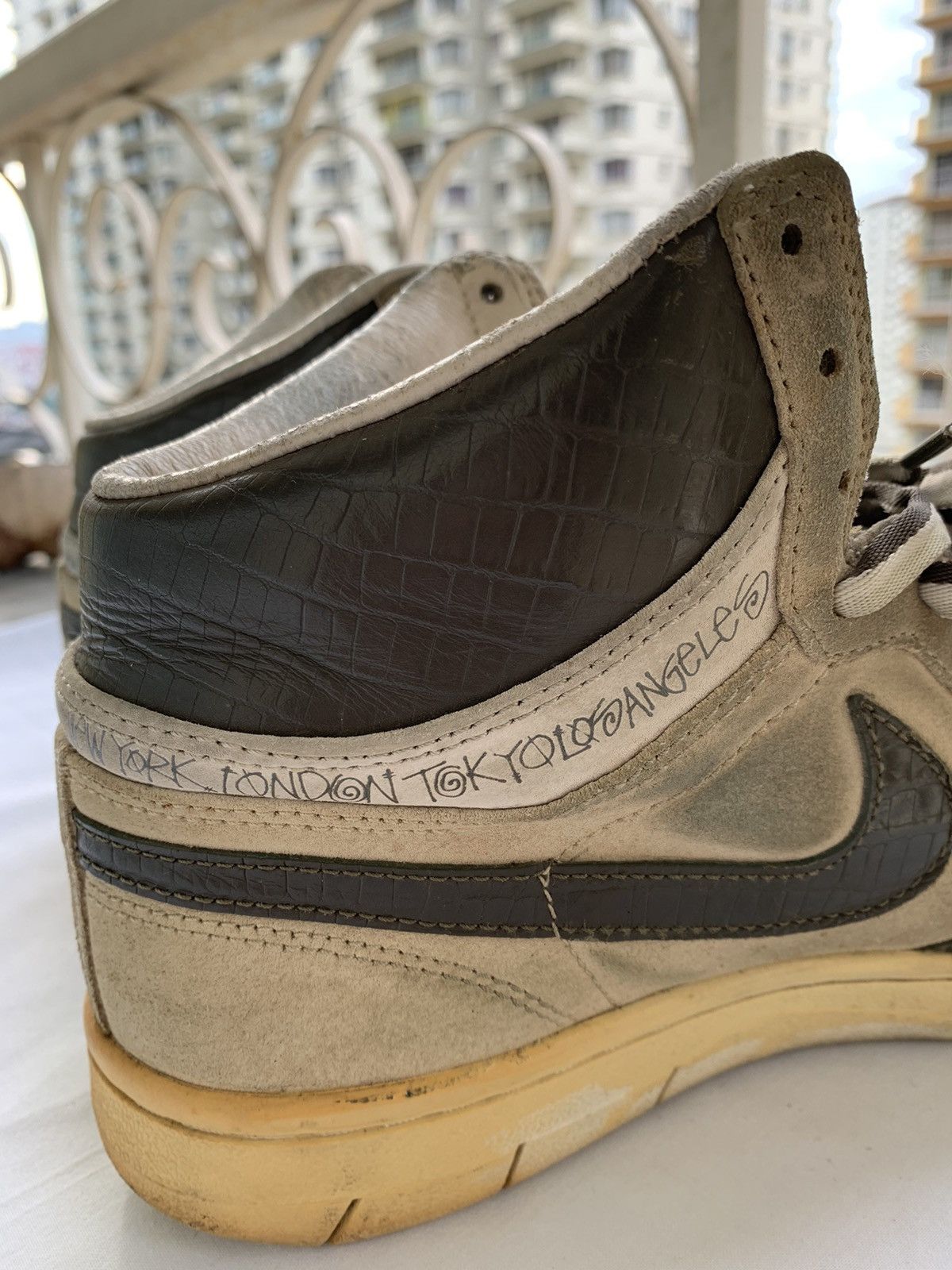 Jordan Brand Grail🔥 Nike X Stussy Court Force 25th Anniversary Sneakers Size US 9 / EU 42 - 6 Thumbnail