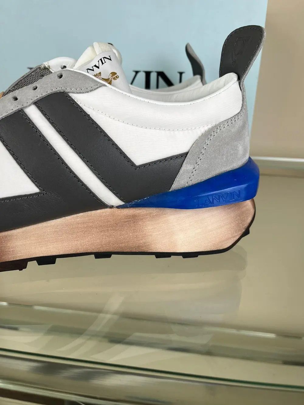 Lanvin Low Top Runner Sneakers in Multicolor Size US 11 / EU 44 - 6 Thumbnail