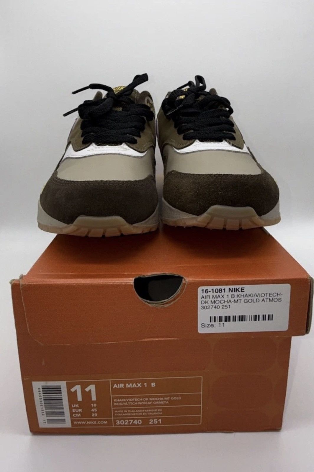 Nike × atmos Nike Air Max 1 B Atmos Viotech SZ 11 Size US 11 / EU 44 - 5 Thumbnail