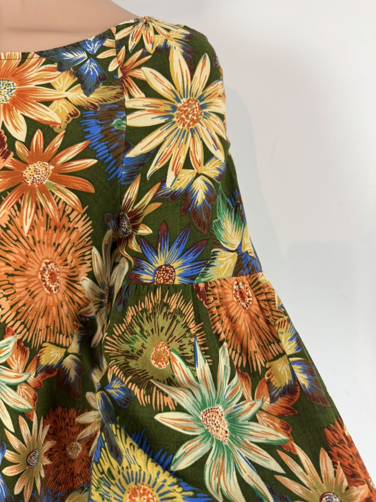 Farm Rio Floral Mini Dress with Open Back Size S / US 4 / IT 40 - 9 Thumbnail