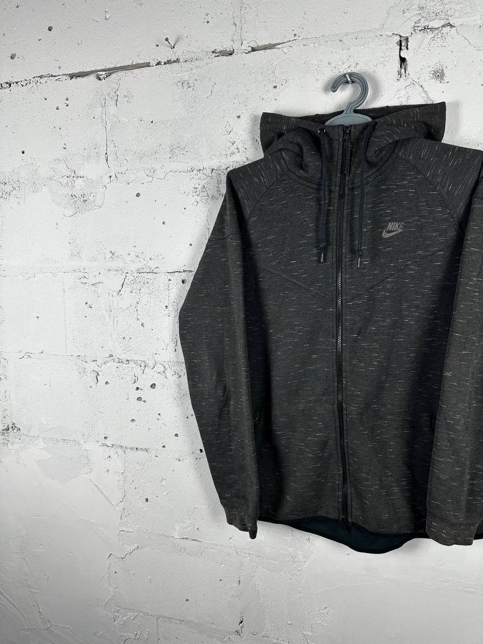 Nike × Vintage Nike Tech Fleece Vintage Drill Retro Zip Hoodie Old Size US XL / EU 56 / 4 - 2 Thumbnail