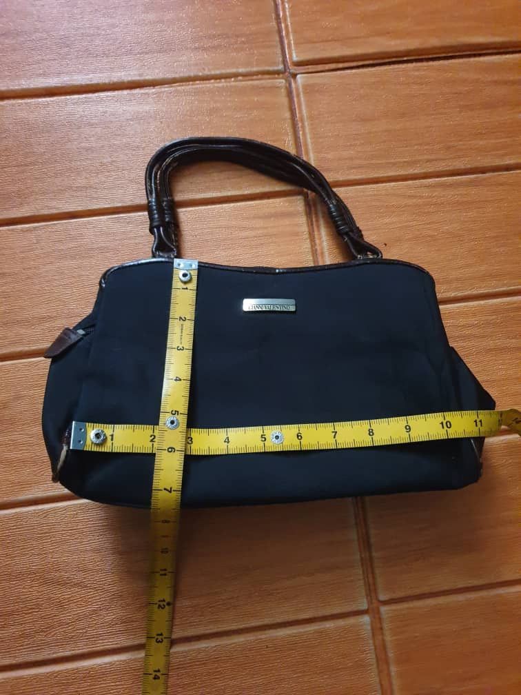 Gianni Valentino black colour carry bag