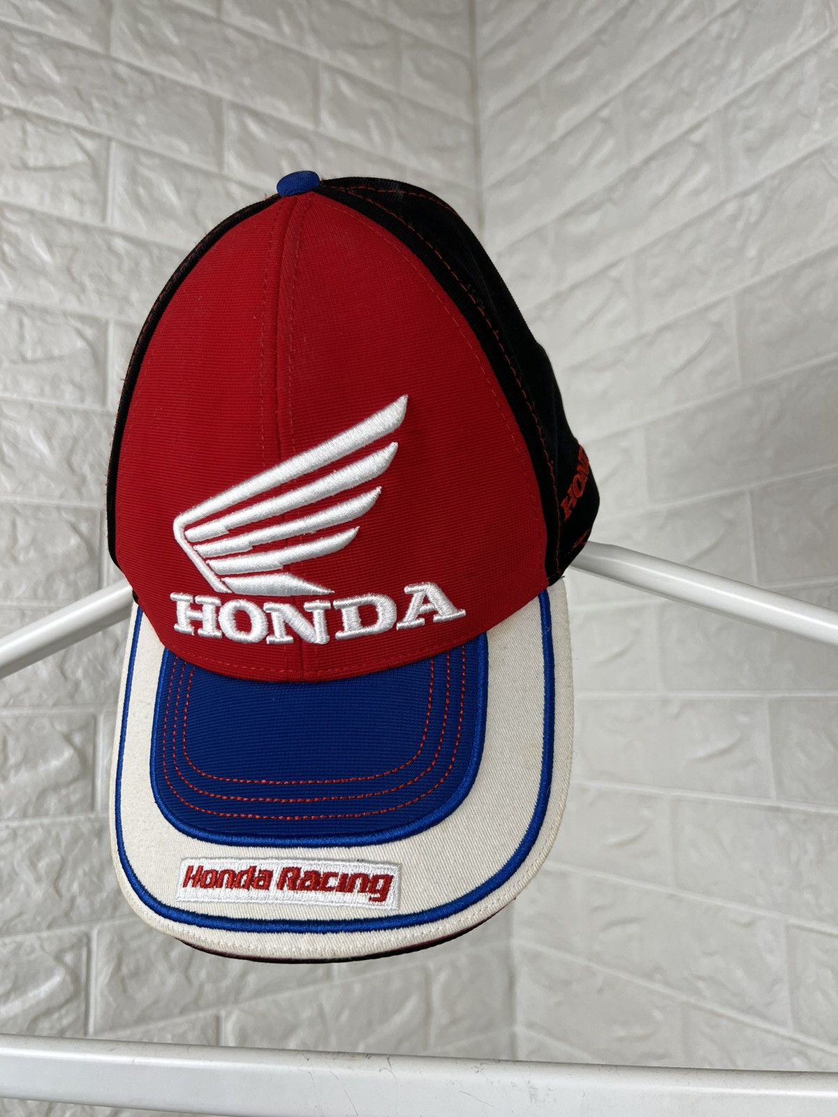NASCAR × Vintage Vintage Y2K Honda Racing Cap Hat Size ONE SIZE - 2 Thumbnail