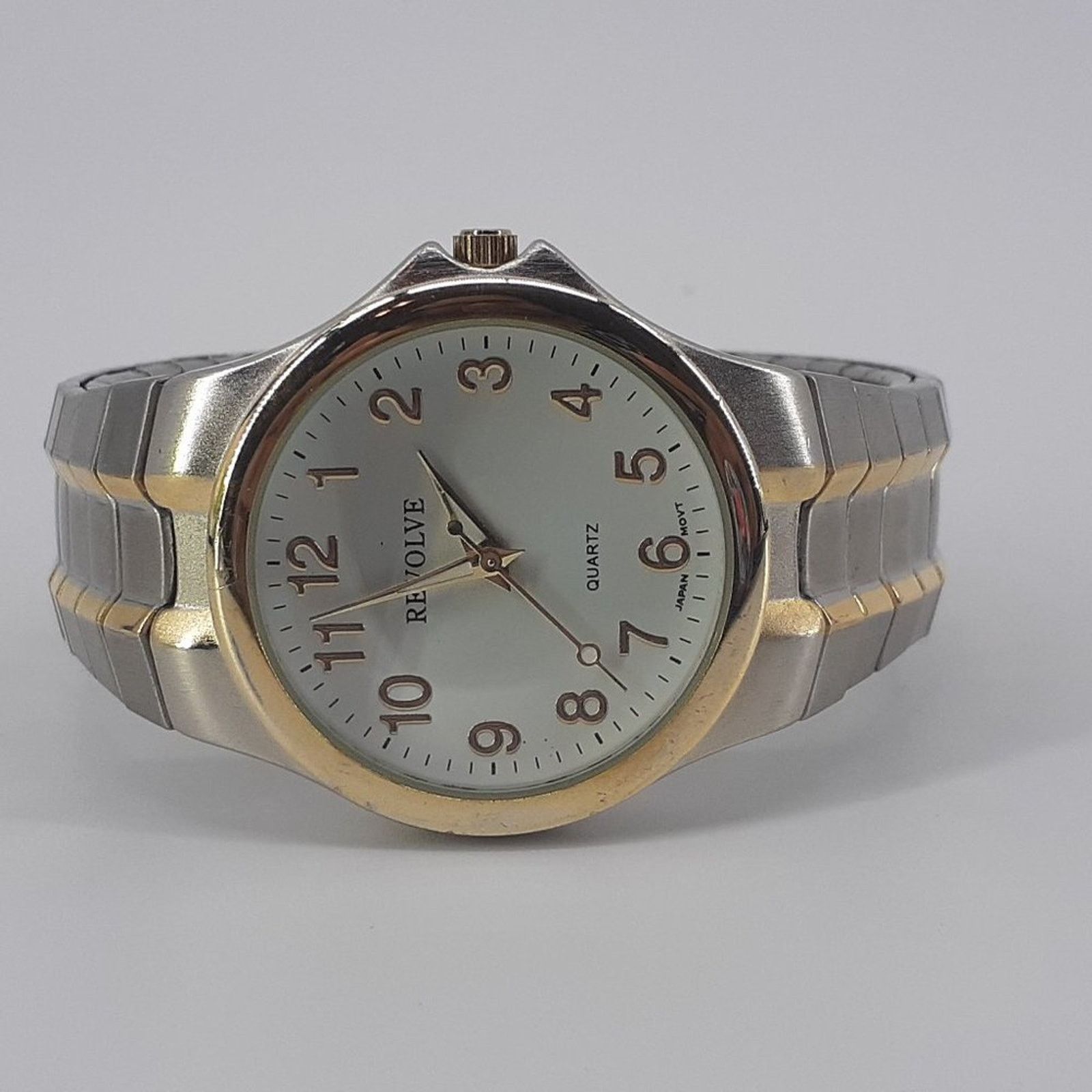 REVOLVE Revolve Quartz White Dial Japan Movt Men's Wristwatch Silver Size ONE SIZE - 2 Thumbnail