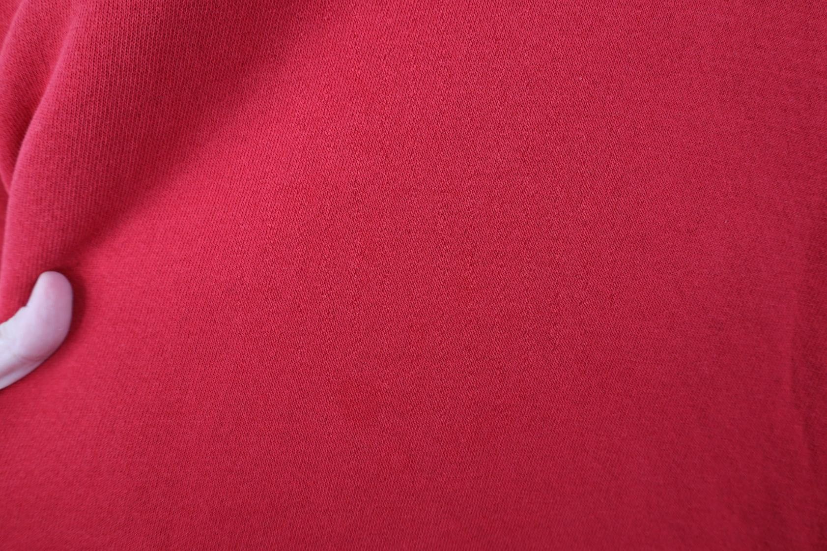 Vintage Vintage 90s Streetwear Blank Crewneck Sweatshirt Cherry Red Size US XL / EU 56 / 4 - 4 Thumbnail
