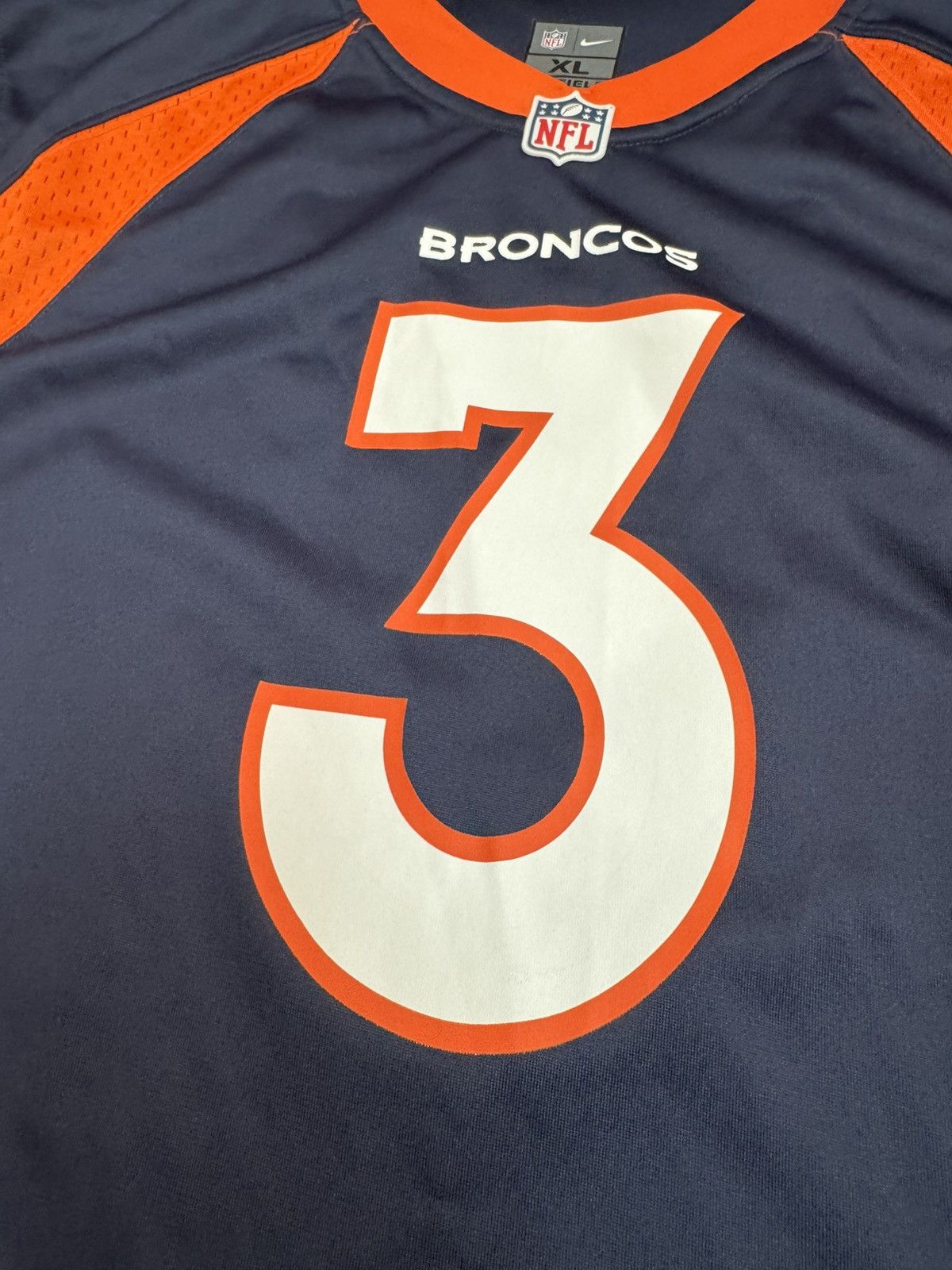 Nike Denver Broncos Russell Wilson #3 NFL On Field Home Jersey Size US XL / EU 56 / 4 - 4 Thumbnail