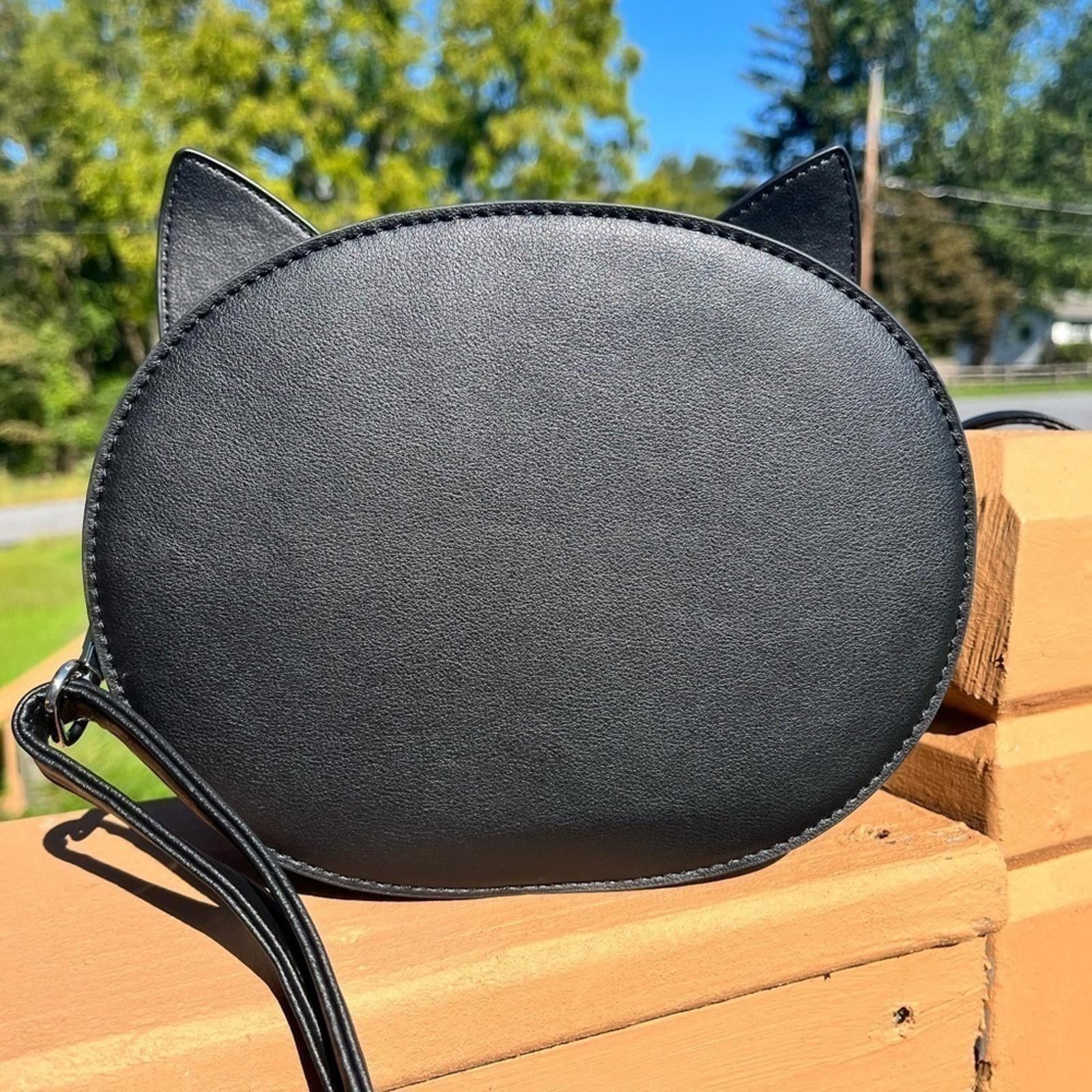 Mad Engine Mad Engine Black Kitty Cat Crossbody Bag NWT Size ONE SIZE - 3 Thumbnail