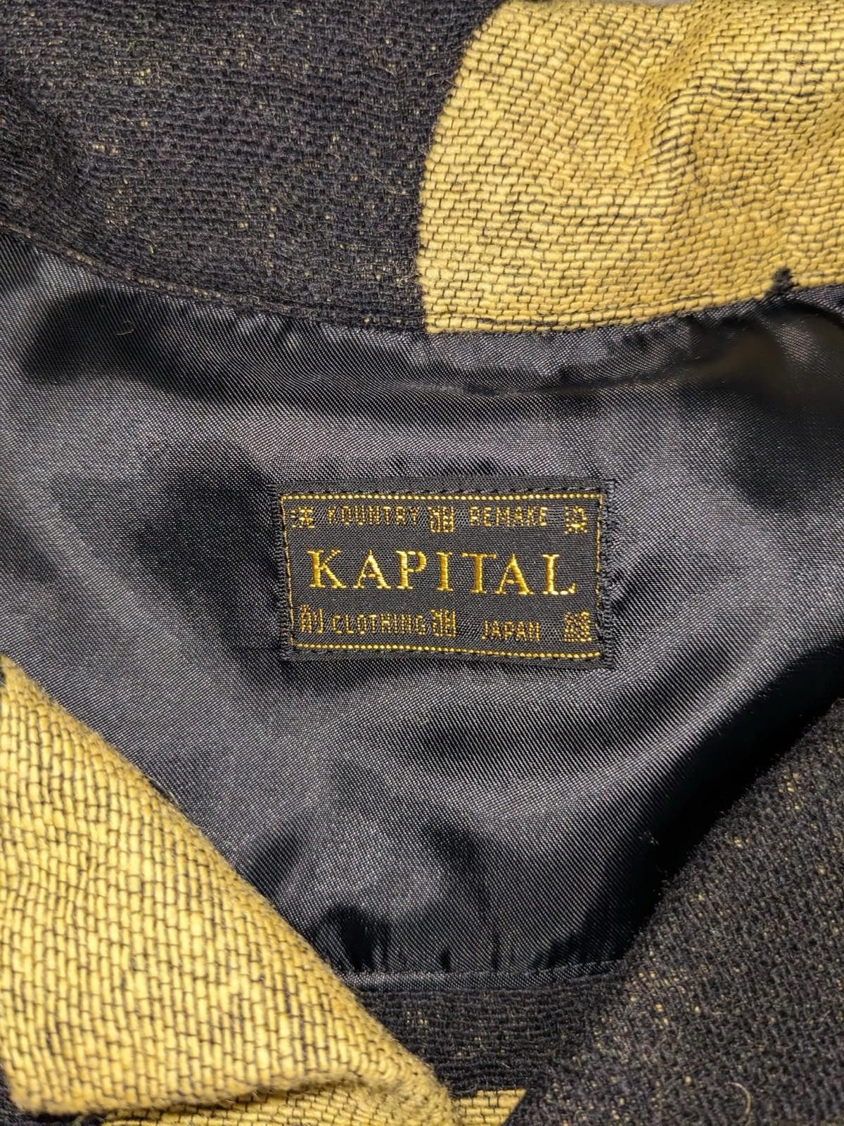 Kapital Kapital Buttons Smiley Button Up Jacket Black Size 4 Size US XL / EU 56 / 4 - 6 Thumbnail
