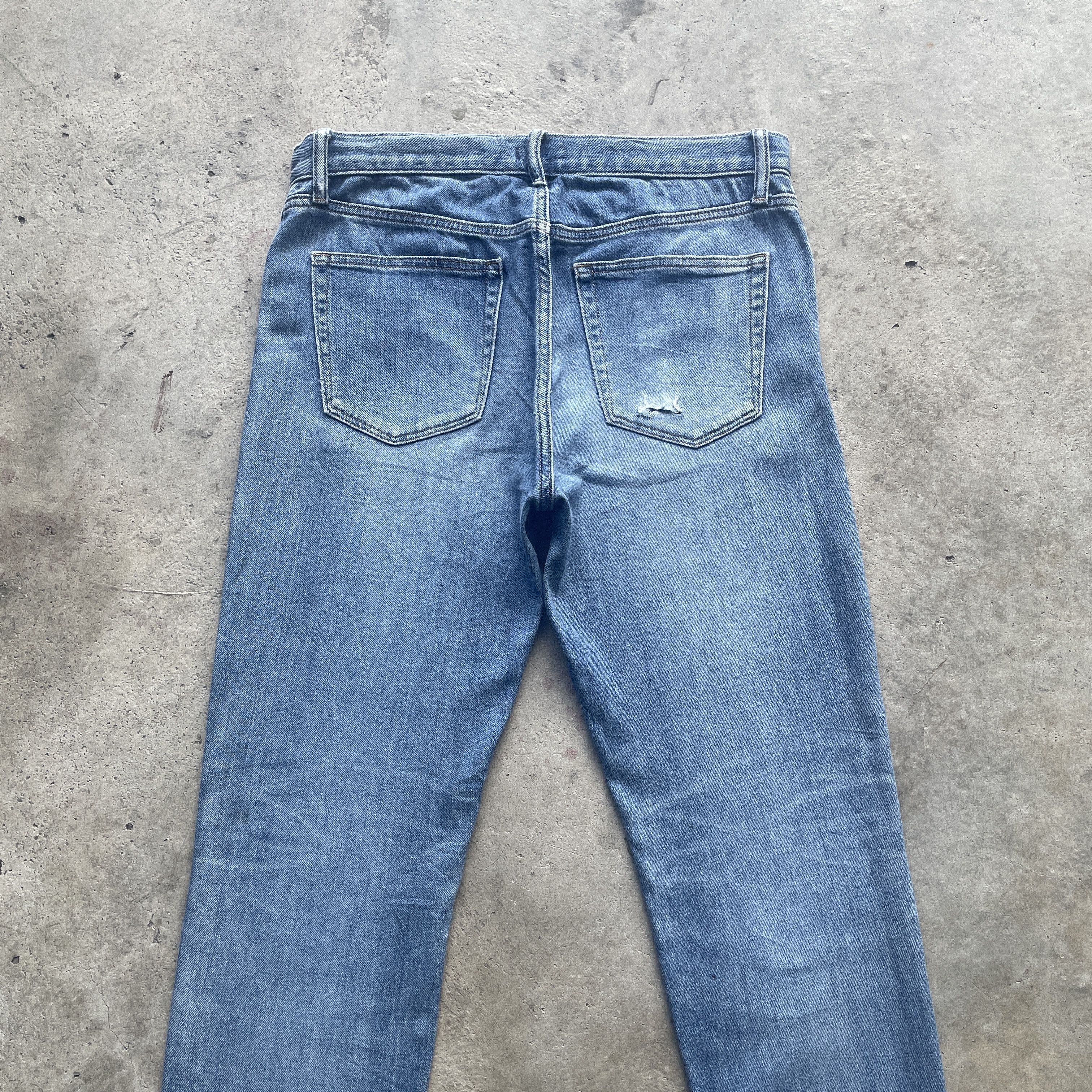 Japanese Brand VINTAGE JAPANESE BRAND DENIM FADED PANTS JEANS W33x30.5 Size US 33 - 8 Thumbnail