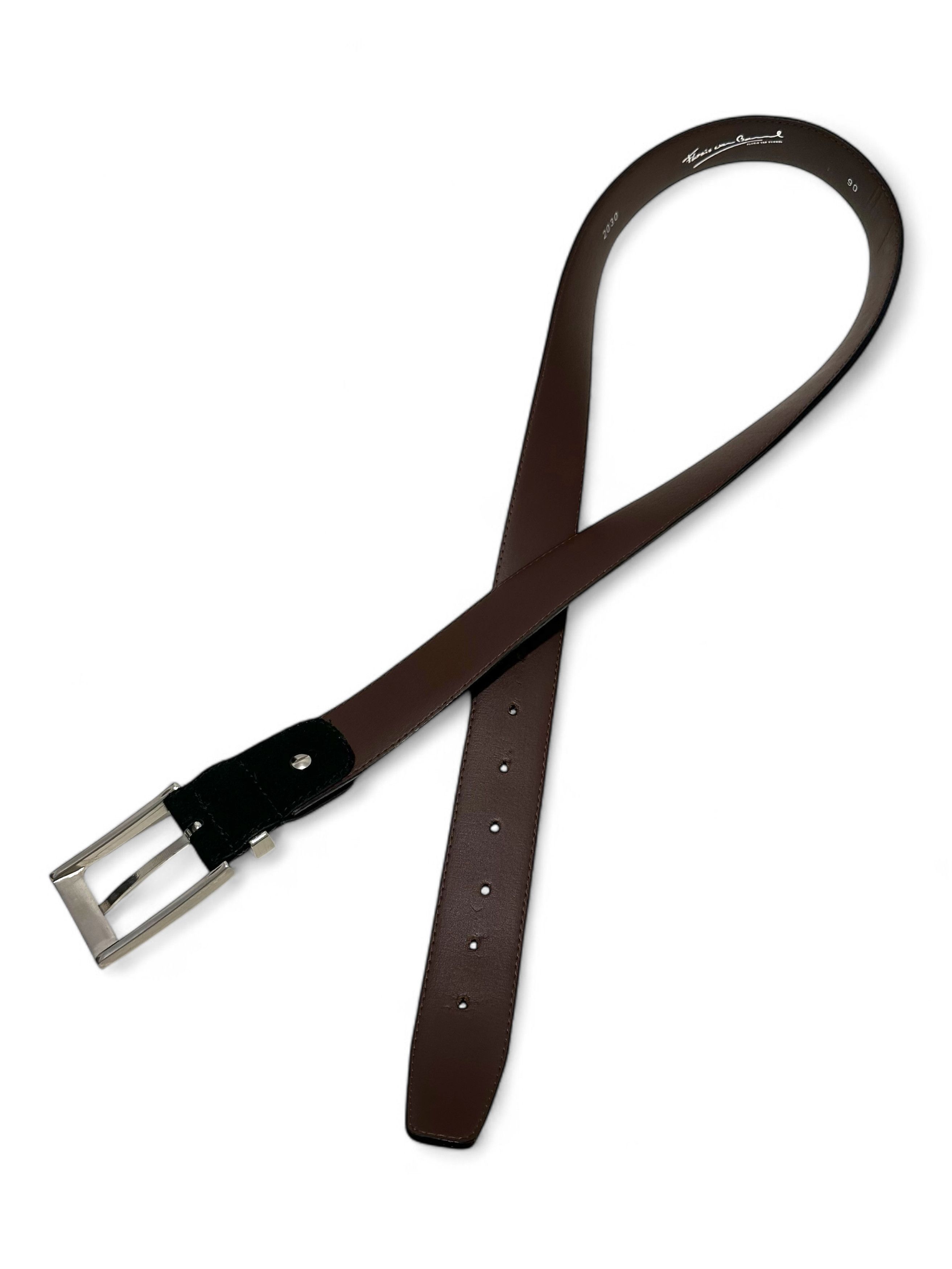 Floris van Bommel Floris Van Bommel Suede Black Belt M-L Size 34 - 5 Thumbnail