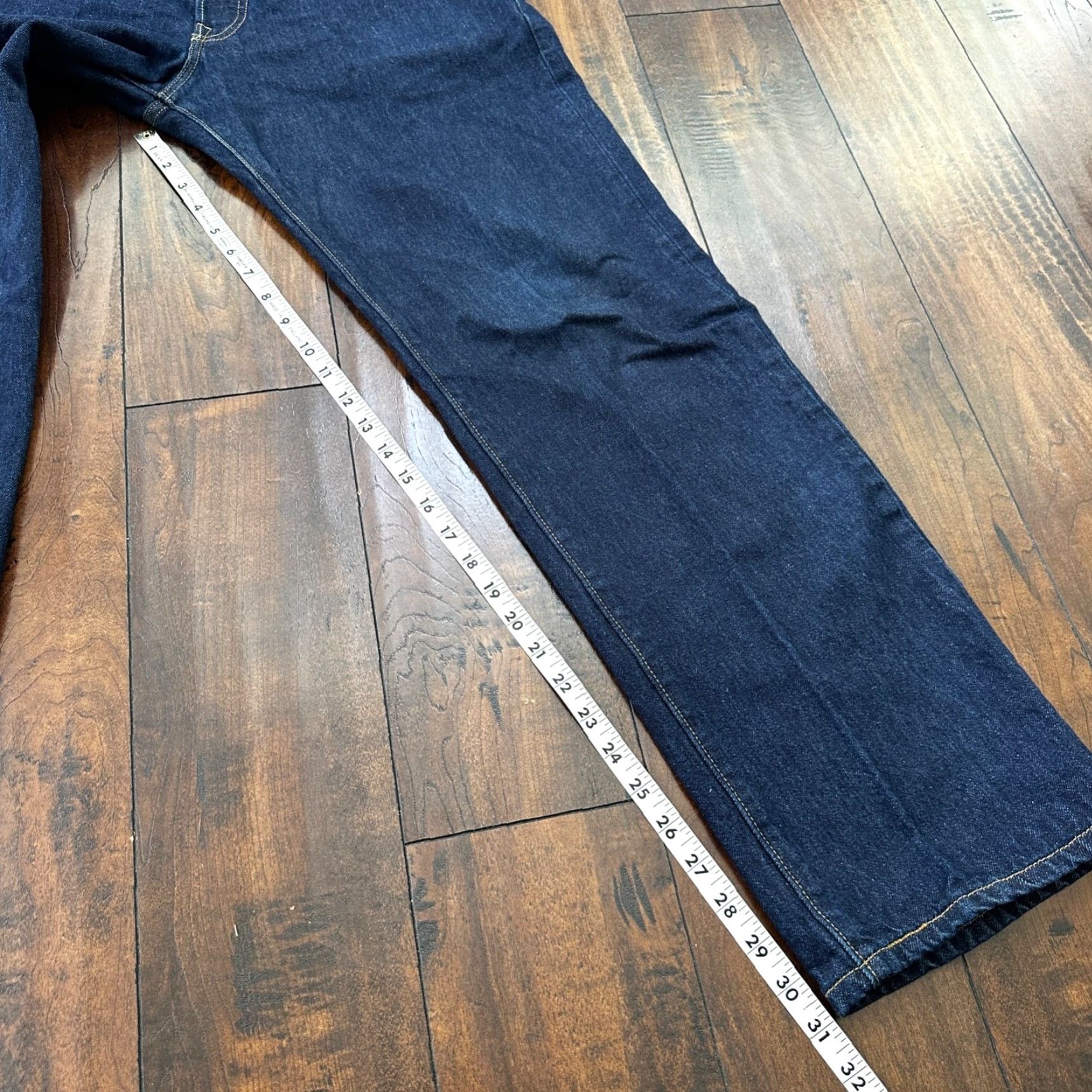 Levi's VINTAGE Levi's 501 Jeans Mens 34x32 Dark Wash Denim Straight 90s 2000s Classic Comfort Size US 34 / EU 50 - 5 Thumbnail