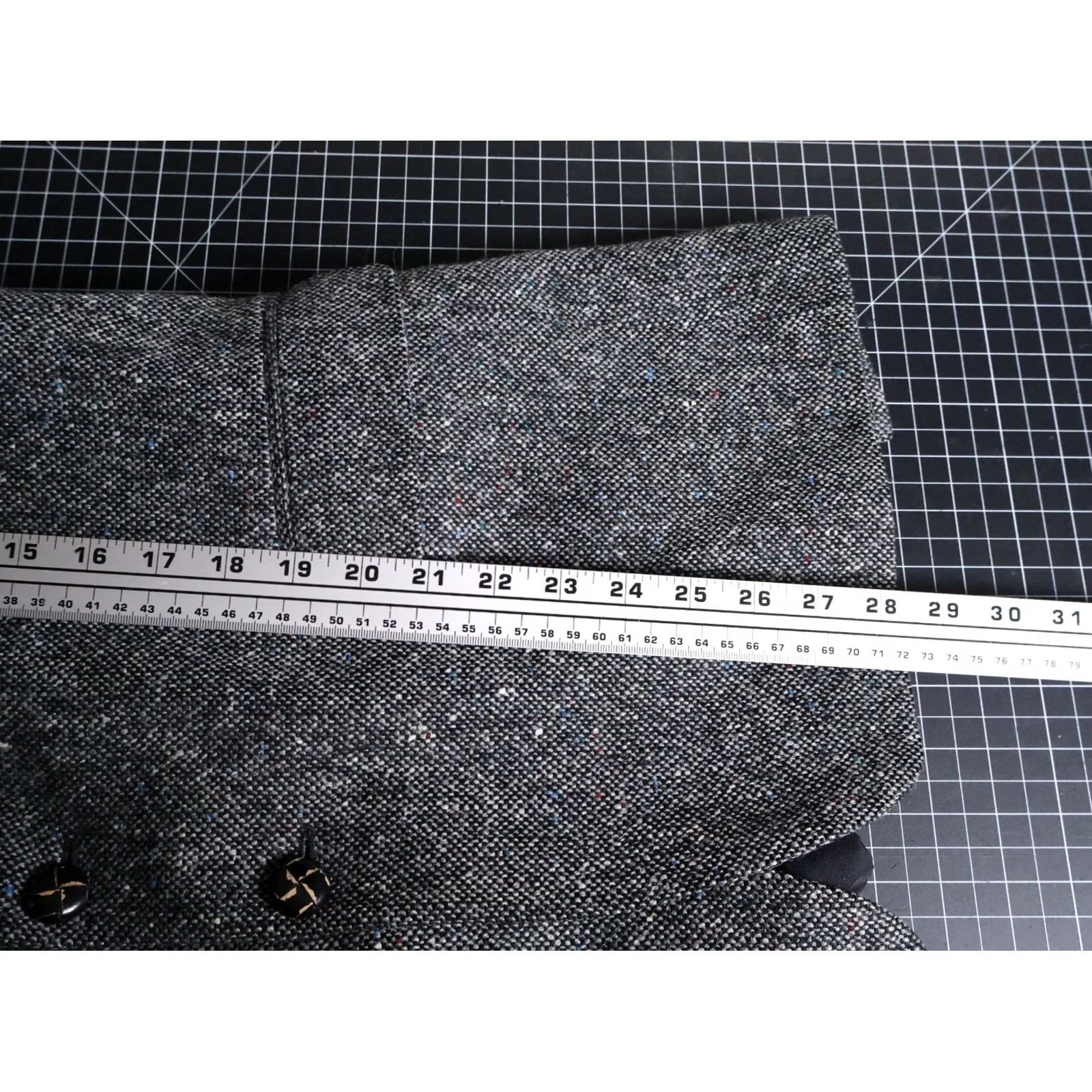 Vintage VINTAGE St. Michael Sport Coat 2 Piece Gray Wool Tweed Ireland 40 Regular Notch Lapel Men's Jacket Coat 3-Button Front Classic Preppy Size US XXS / EU 40 - 7 Thumbnail