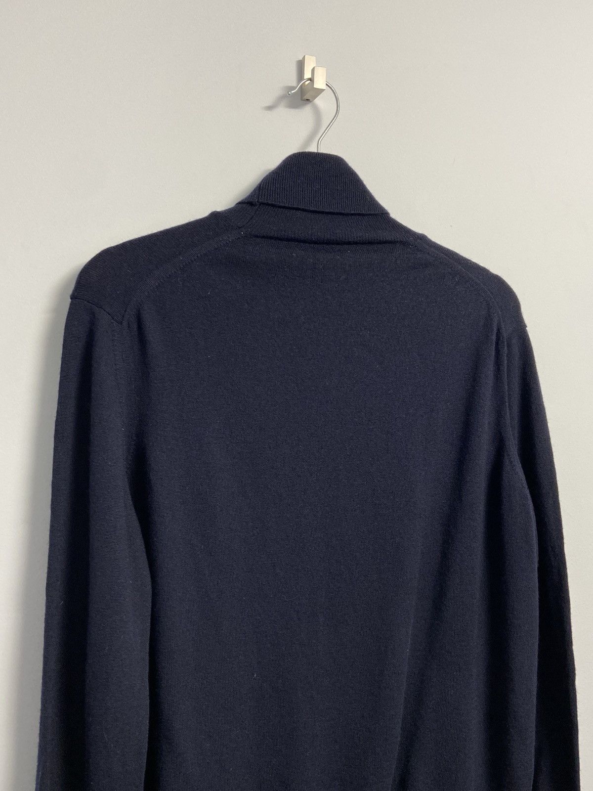 Pal Zileri Pal Zileri Turtleneck Sweater Men Blue Wool Size US M / EU 48-50 / 2 - 12 Thumbnail