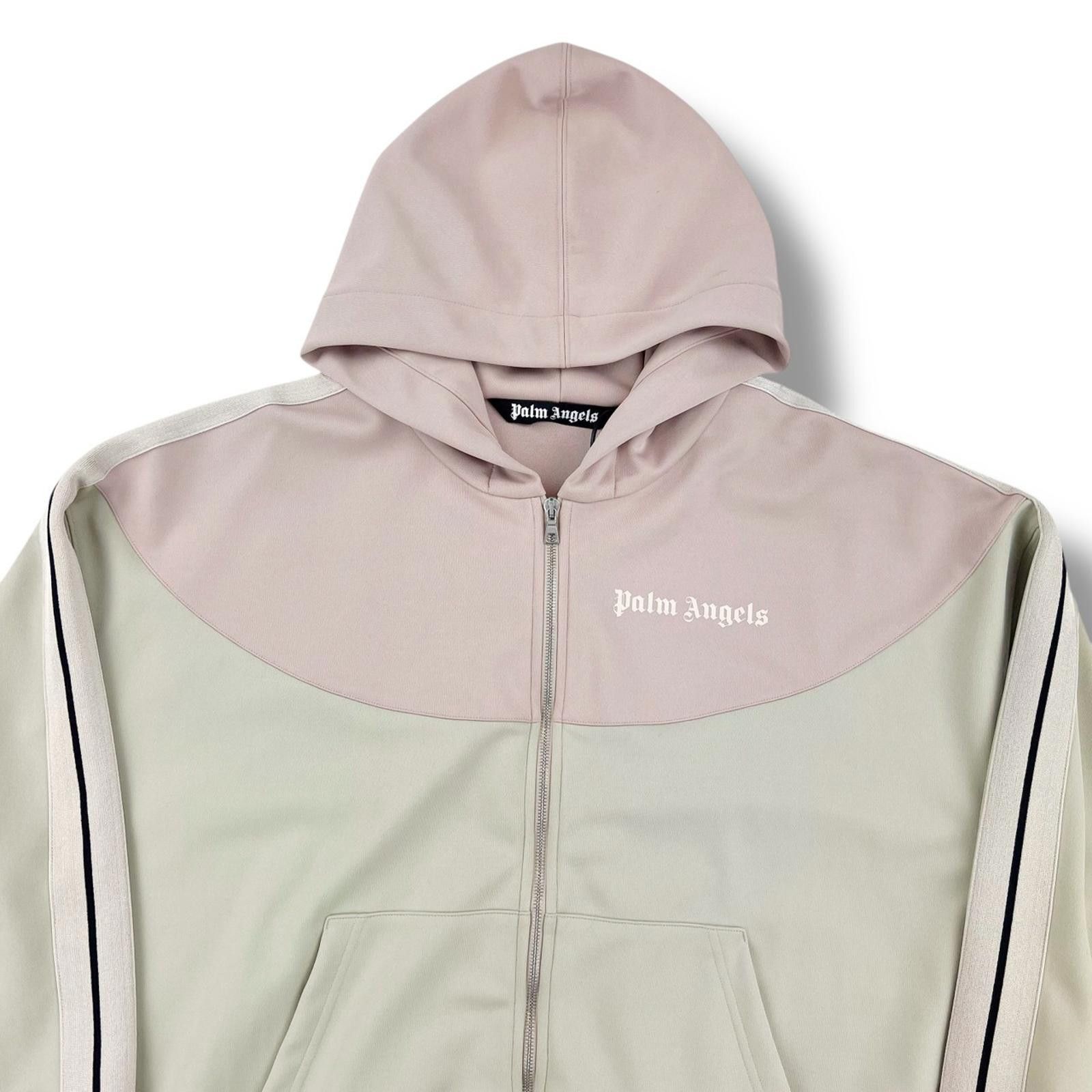 Palm Angels Palm Angels Pastel Green & Pink Track Hoodie Size US XL / EU 56 / 4 - 1 Thumbnail