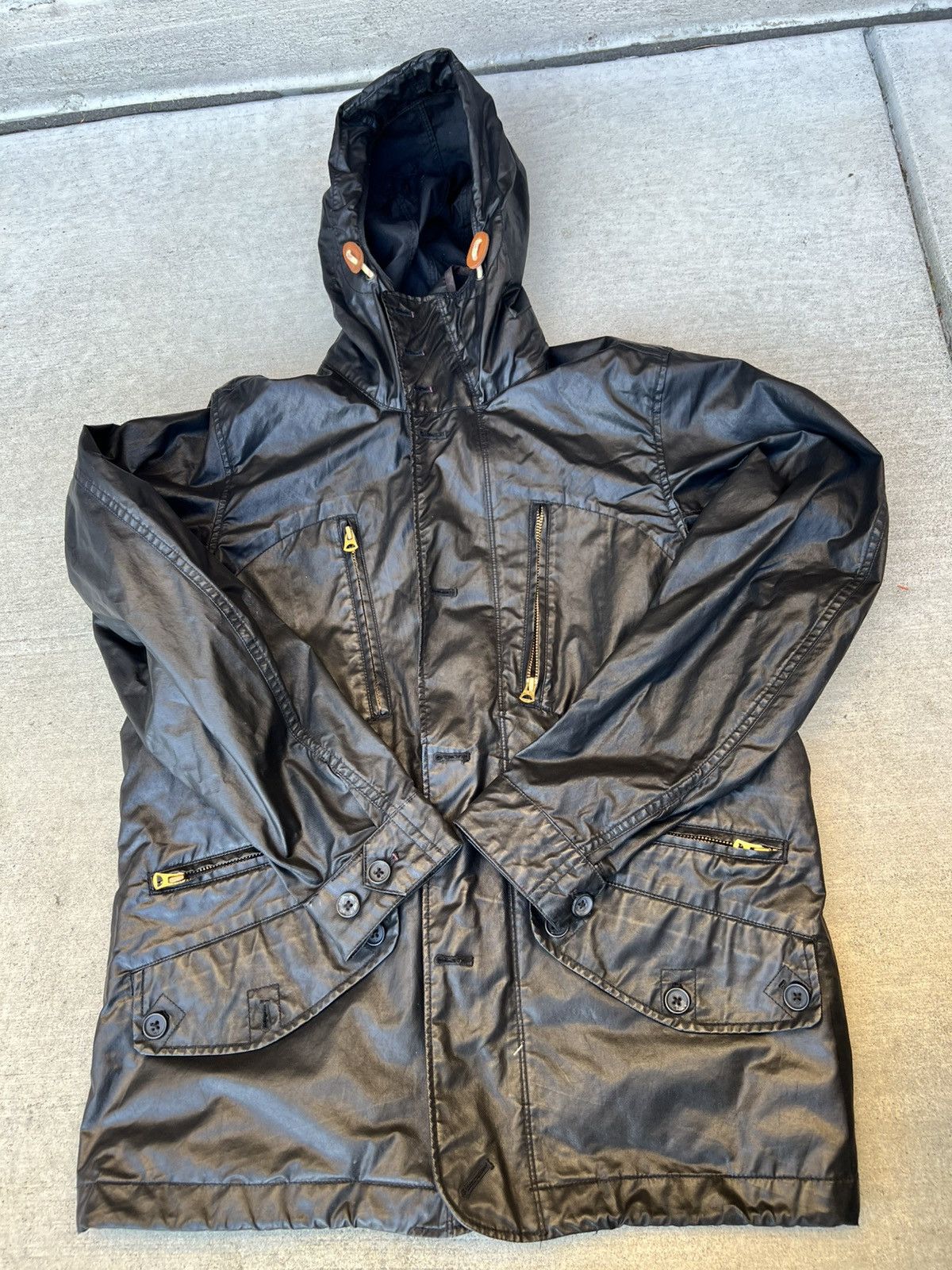 Paul Smith Paul Smith Waxed Parka Size US L / EU 52-54 / 3 - 1 Thumbnail