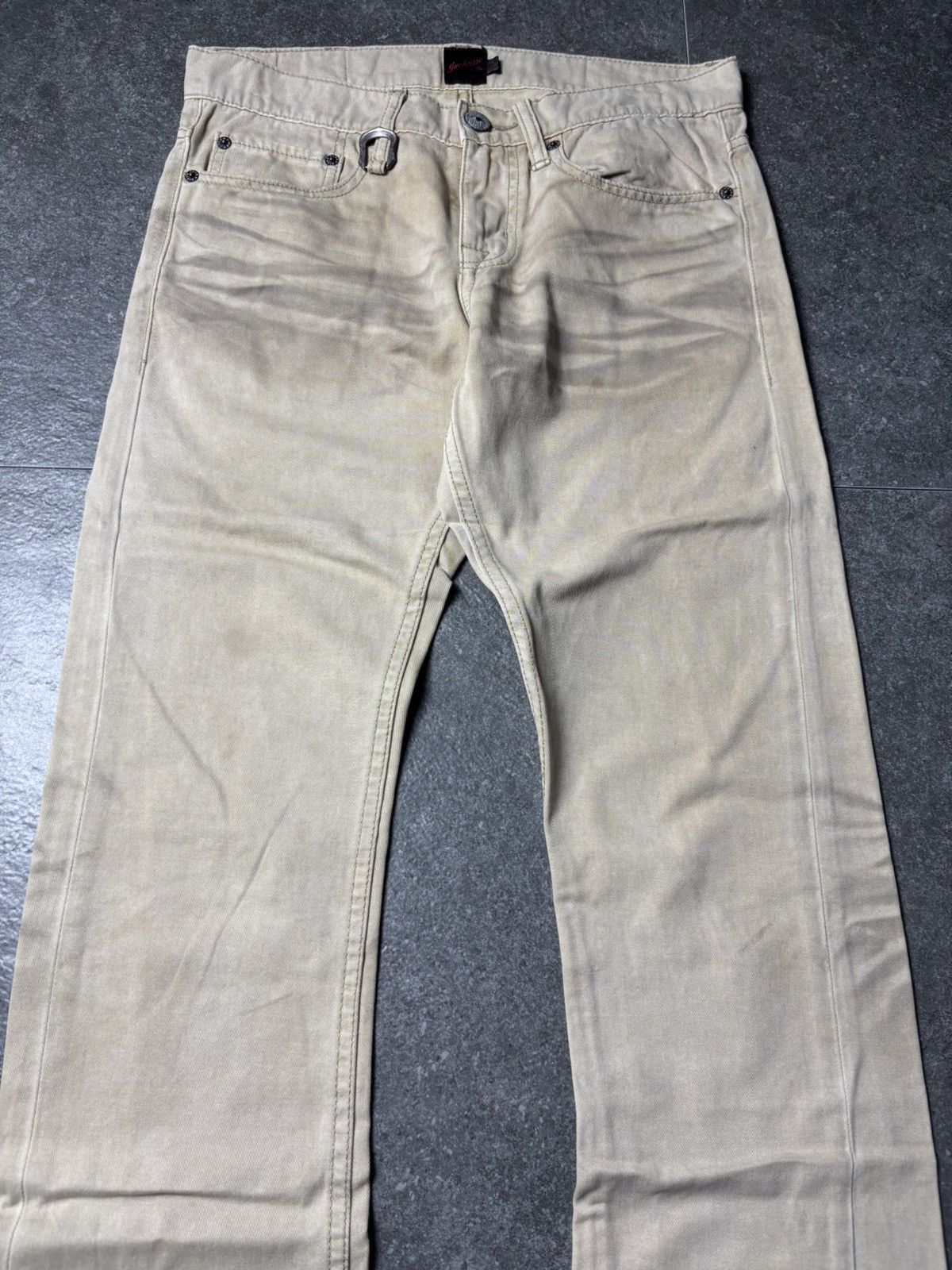 If Six Was Nine 2000s Jackrose Washed Bootcut Pants Size US 29 - 2 Thumbnail