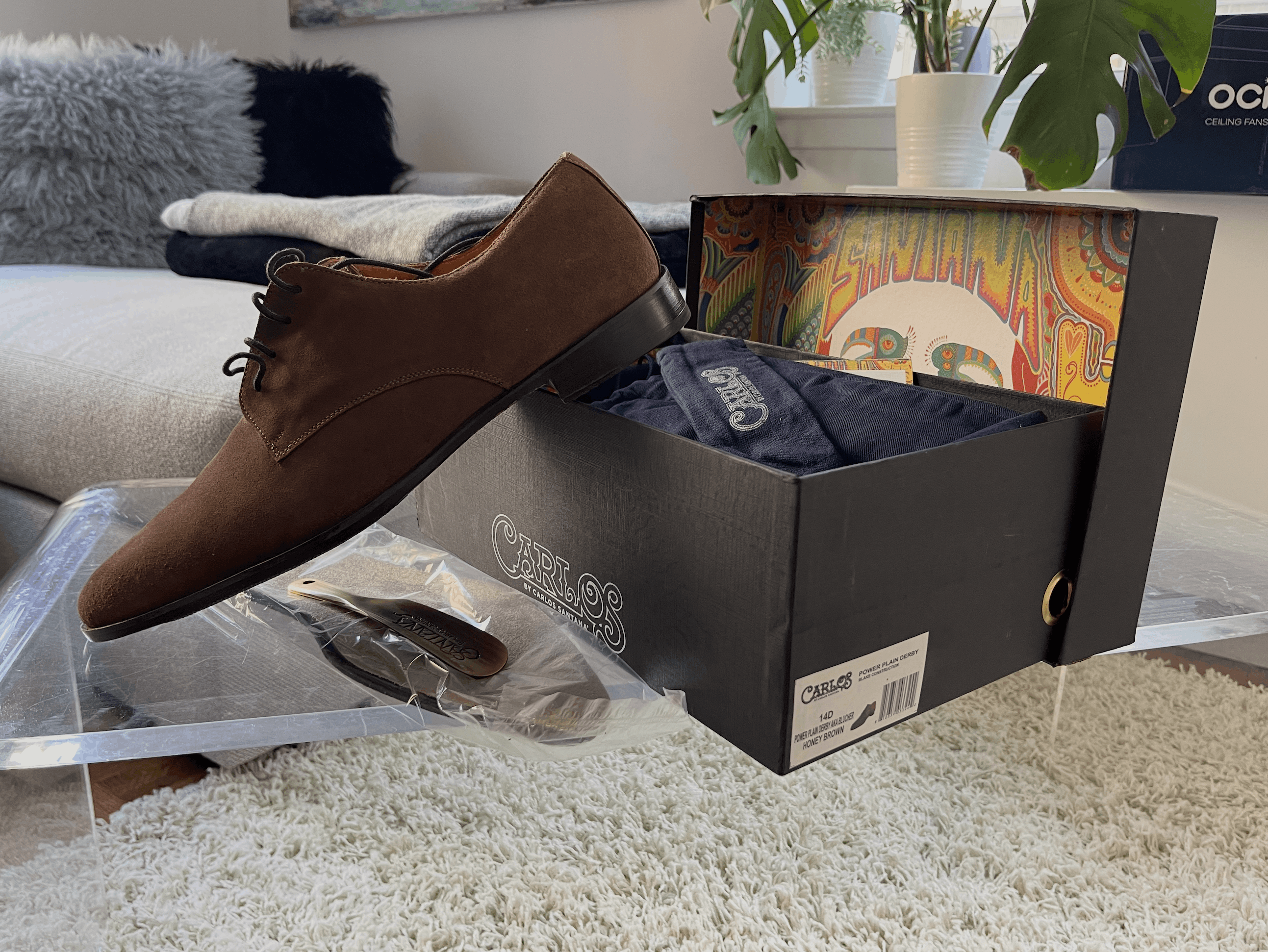 Other Suede Carlos Santana Power Plain Derby Size US 14 / EU 47 - 1 Thumbnail