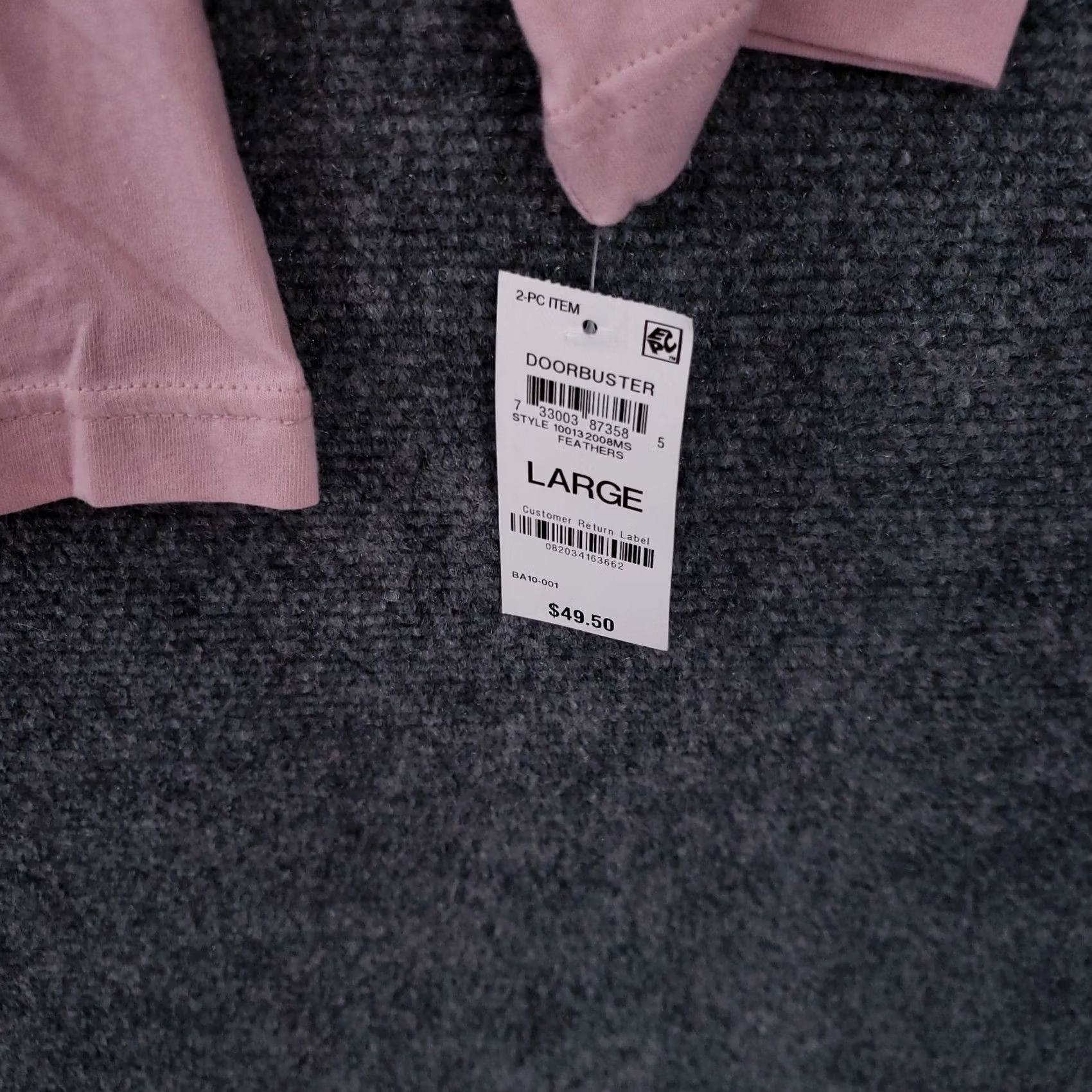Charter Club Charter Club Pajama Top Womens L Pink Doorbuster T-Shirt Sleepwear NEW Size L / US 10 / IT 46 - 4 Thumbnail