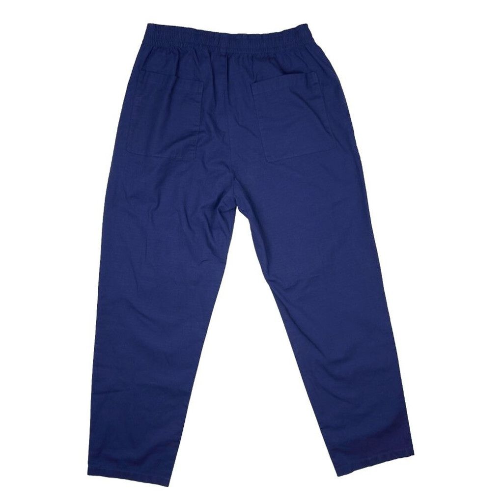 Muji NWT* MUJI Easy Pants Slim Organic Blue Chino Japanese sz S Size US 26 / EU 42 - 2 Thumbnail